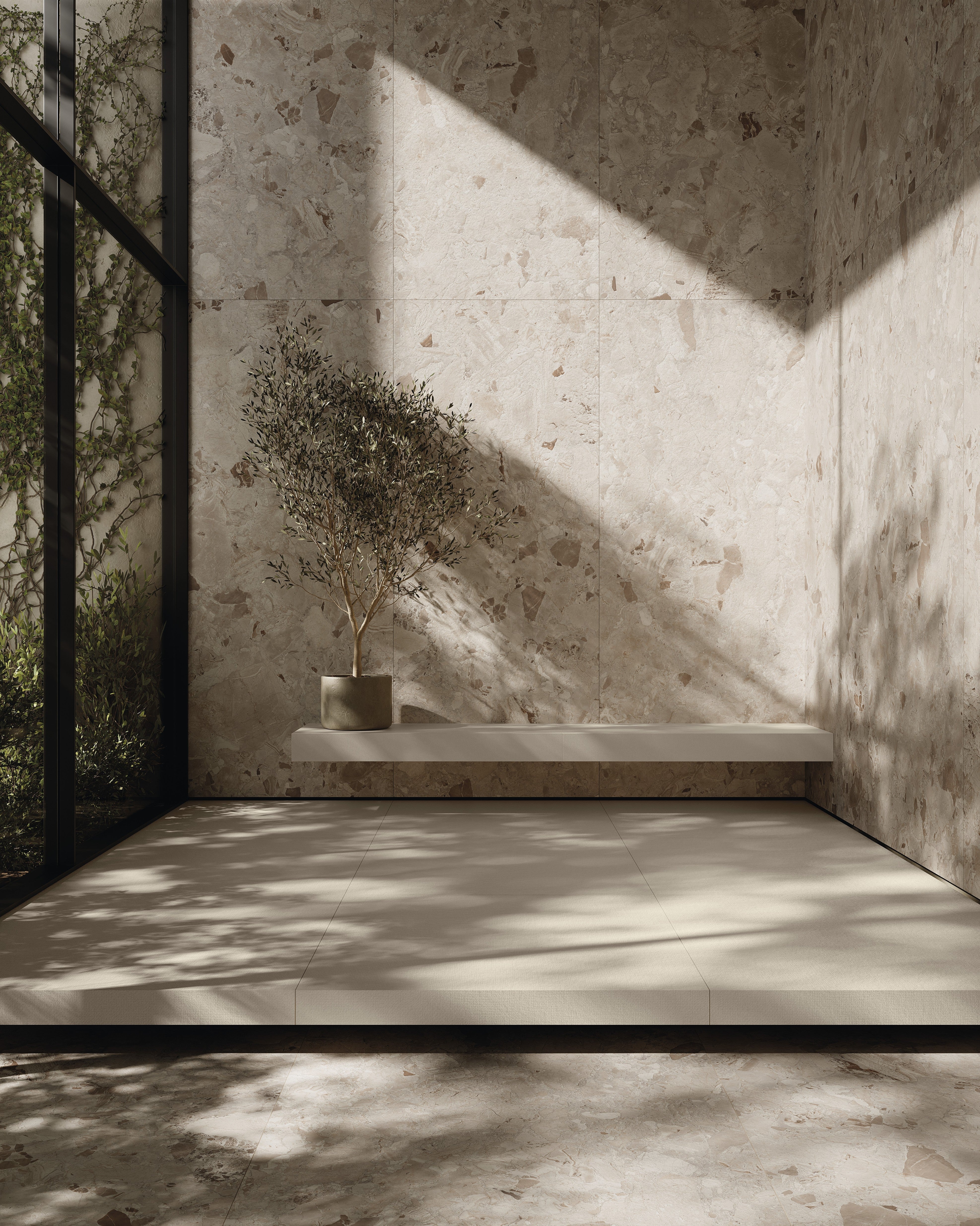 STONEWORK SONATA: Mocha Minuet Field Tile (24"x48"x8.5-mm | natural | rectified)