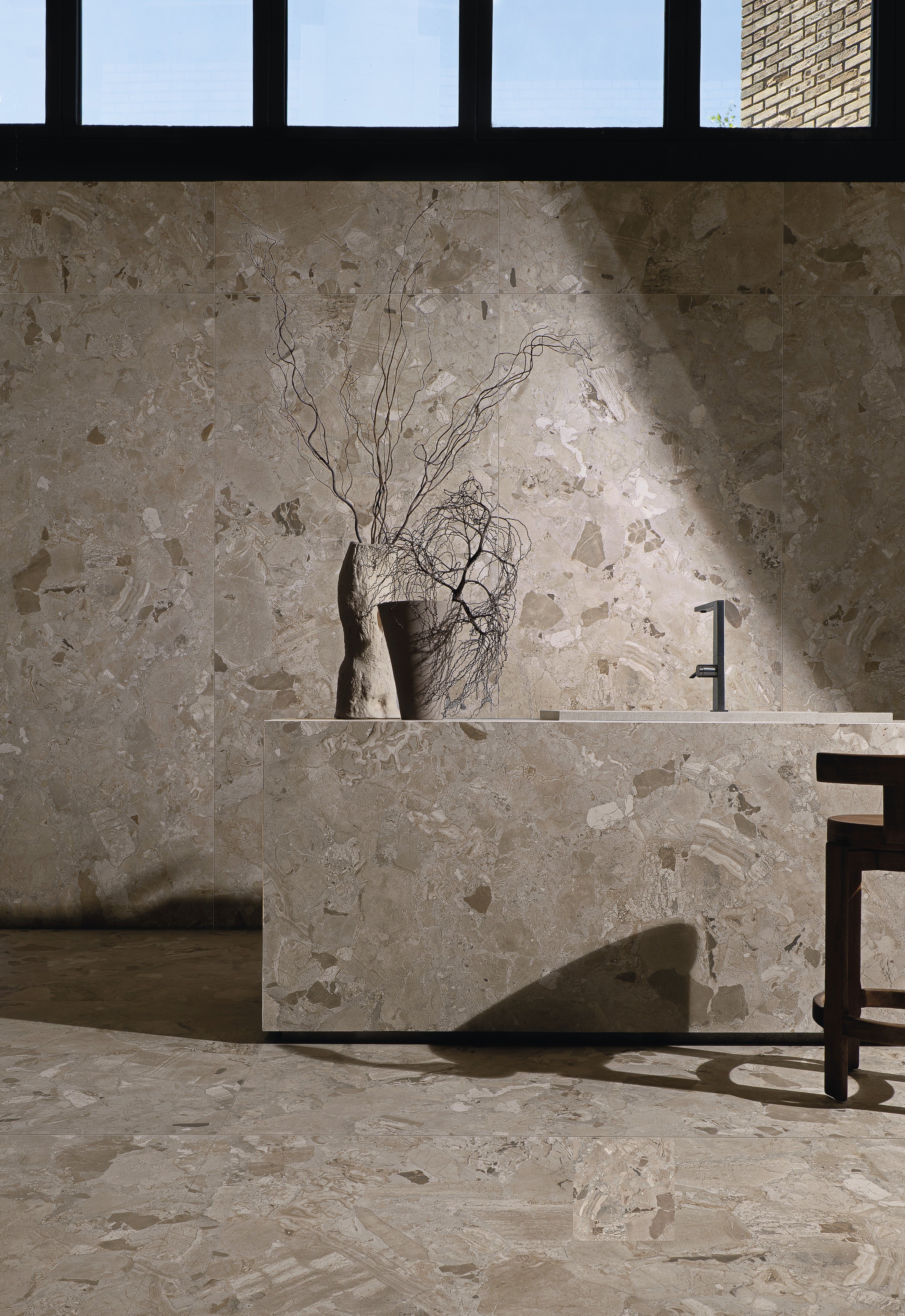 STONEWORK SONATA: Mocha Minuet Field Tile (48"x48"x7-mm | natural | rectified)