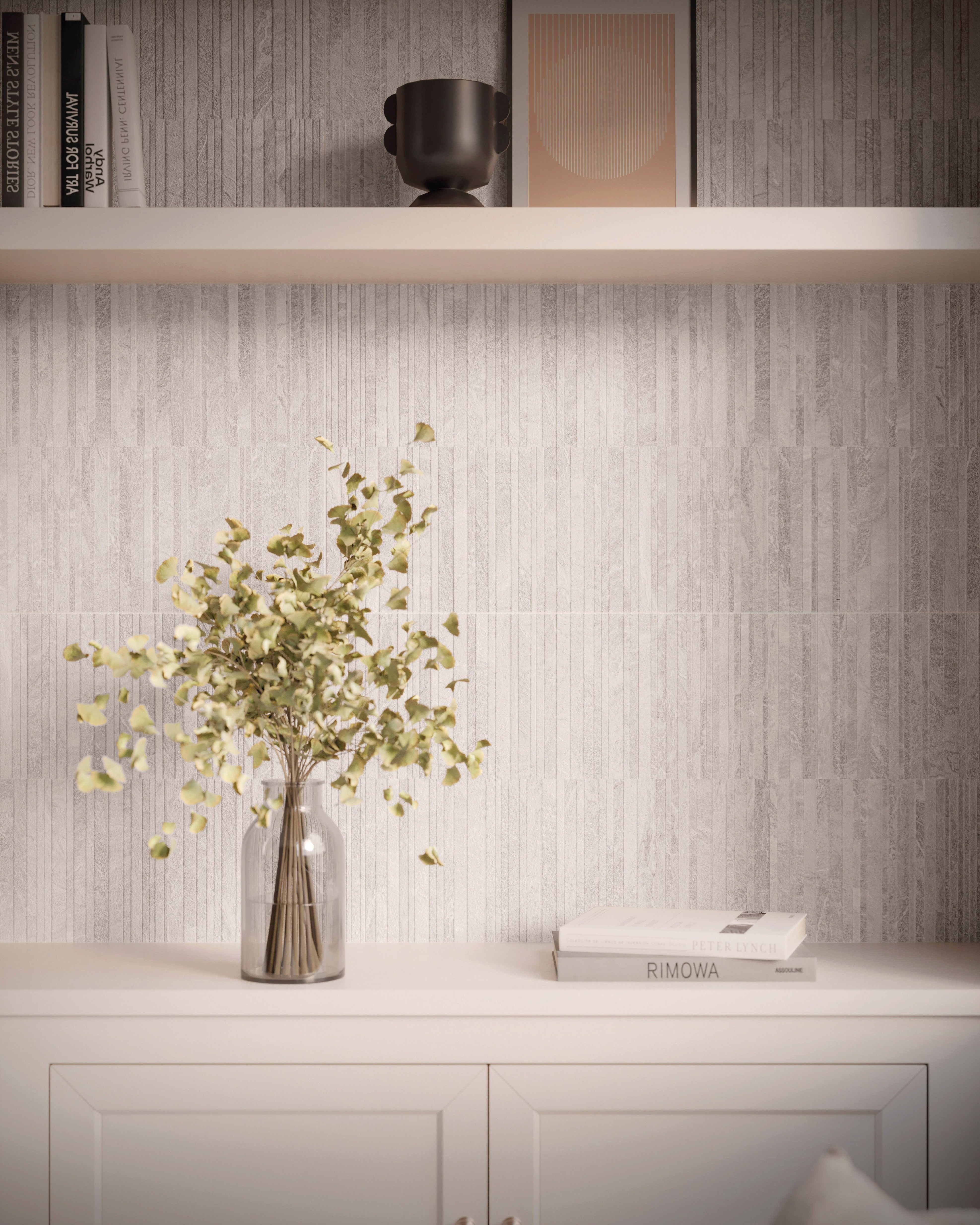 TEMPEST ELEGANCE: Blizzard Bliss Hexagon Field Tile (8"x8"x8-mm | natural | pressed)