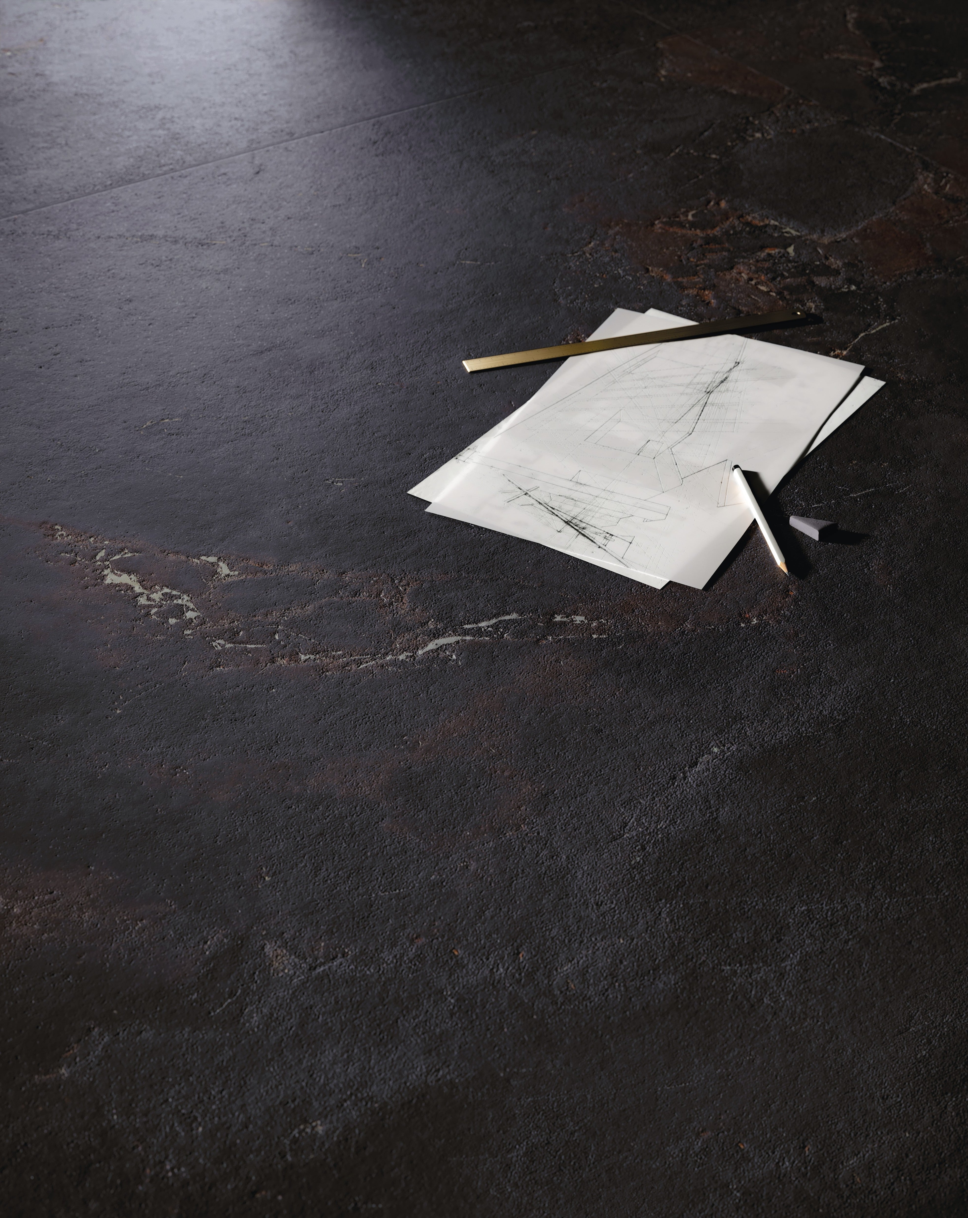 URBAN SILHOUETTE: City Shadow Field Tile (12"x24"x8-mm | polished | rectified)