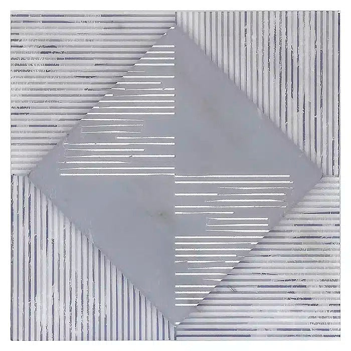 crossways slate carrara blanco natural marble deco tile 6x6 surface group stone impressions