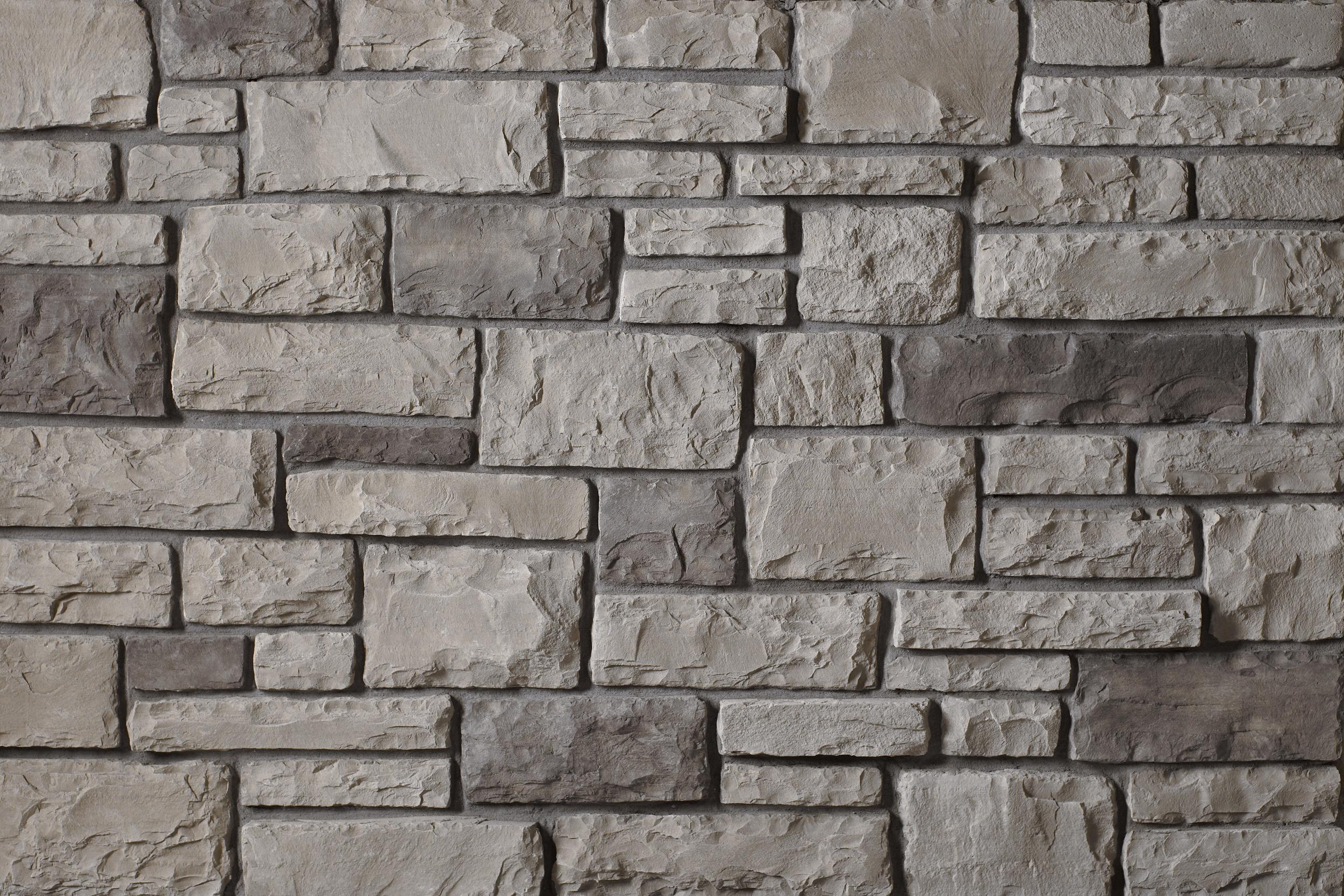 Cobblefield Gray wall panels by Cultured Stone, primary product image. Premium stone veneer for exterior and interior walls.
