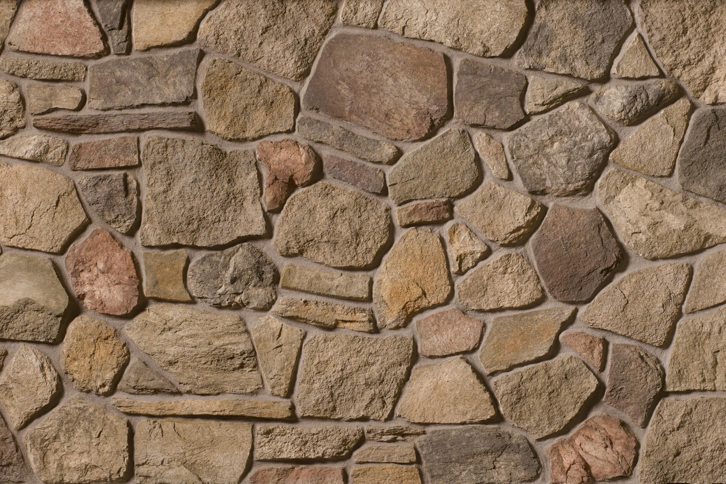 Old Country Fieldstone Chardonnay wall panels by Cultured Stone, primary product image. Premium stone veneer for exterior and interior walls.
