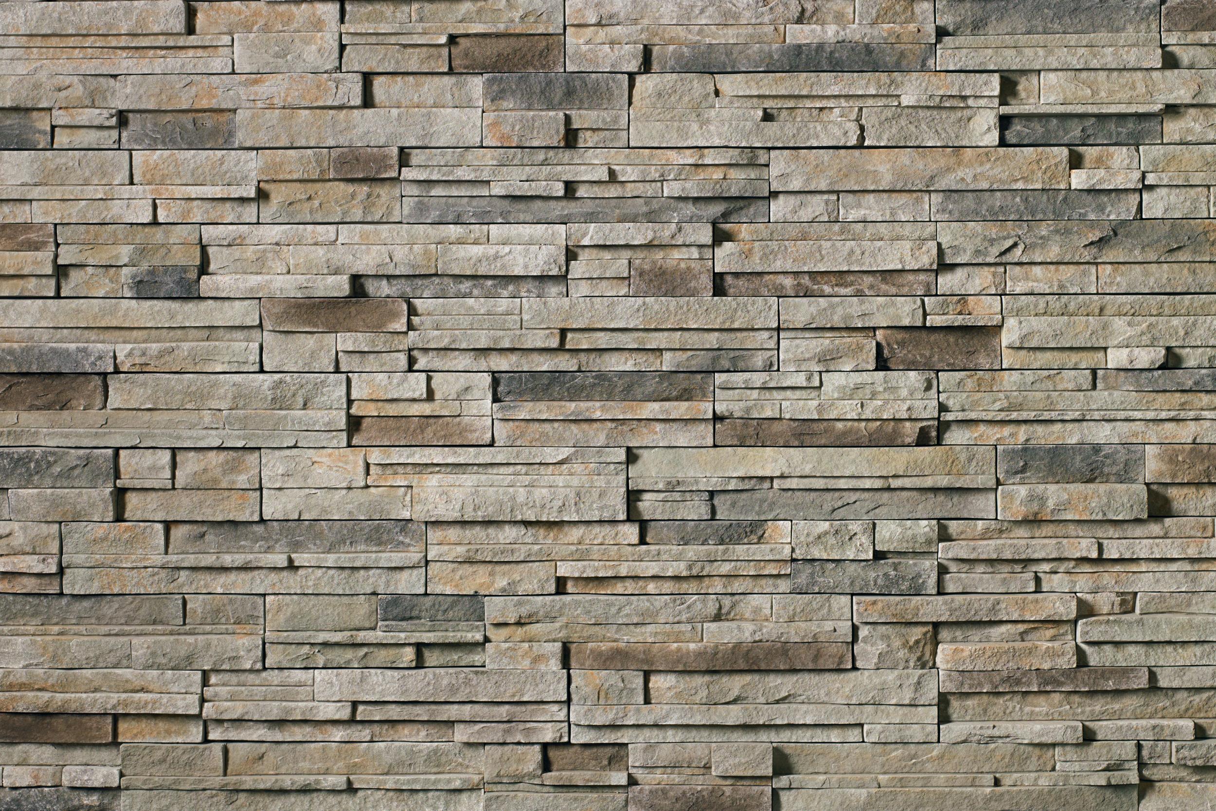 Pro-Fit Alpine Ledgestone Echo Ridge wall panels by Cultured Stone, primary product image. Premium stone veneer for exterior and interior walls.