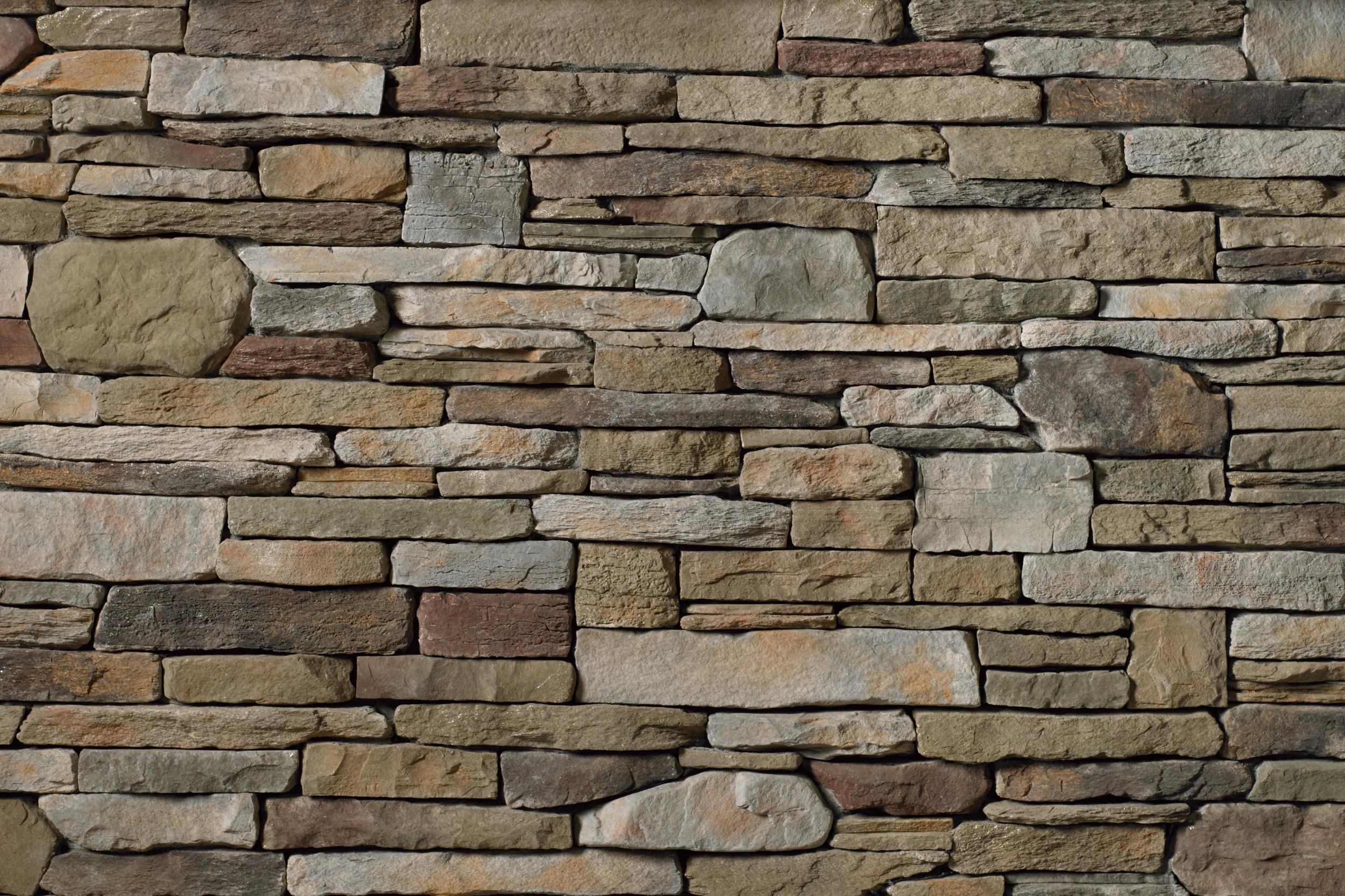 Southern Ledgestone Bucks County wall panels by Cultured Stone, primary product image. Premium stone veneer for exterior and interior walls.