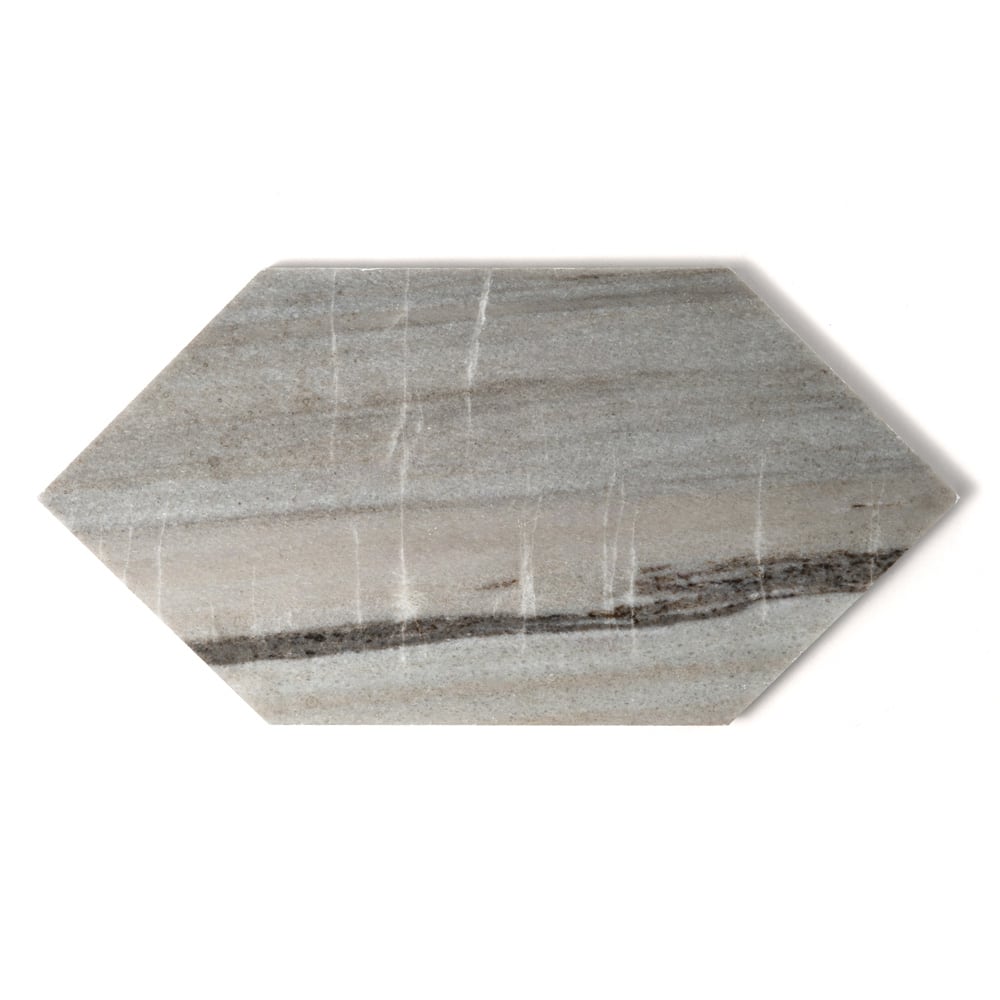 Skyline Large Picket Marble Field Tile (6"×12"×3/8" | honed | straight cut)