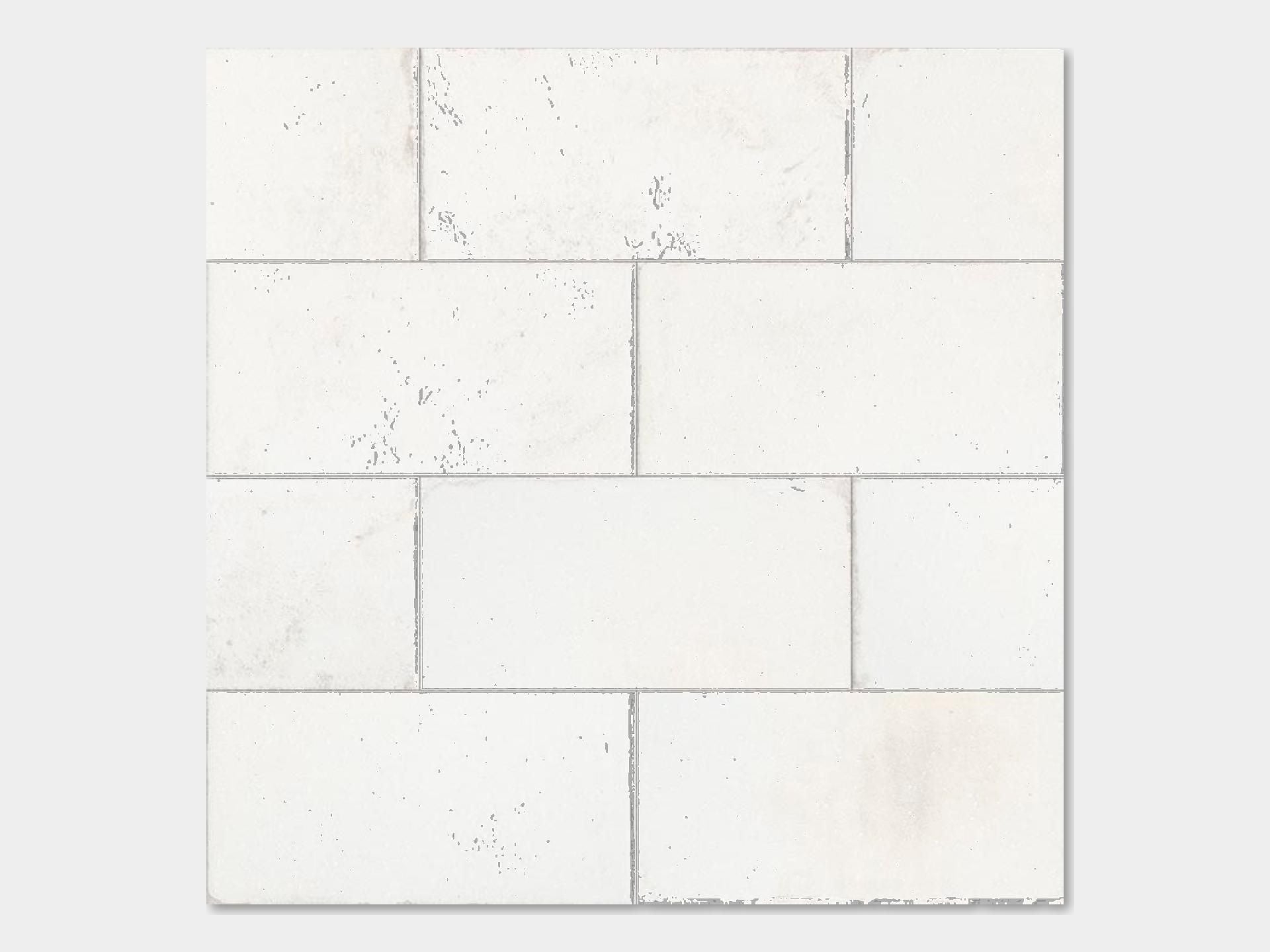 Fiji White Wall Tile (4x8x8.5-mm | gloss)