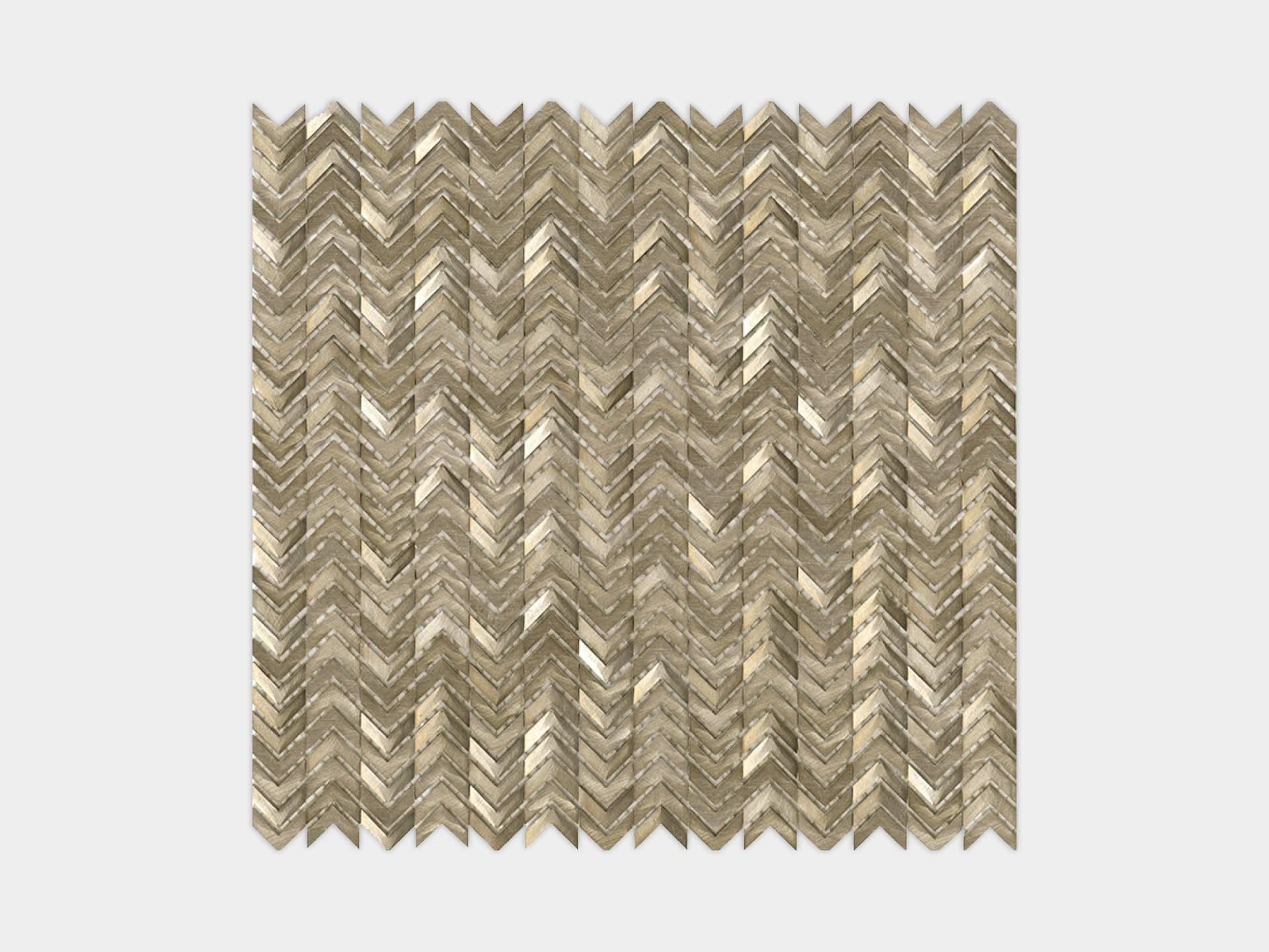 Gravity Gold Arrow Mosaic (12x12 | gloss)