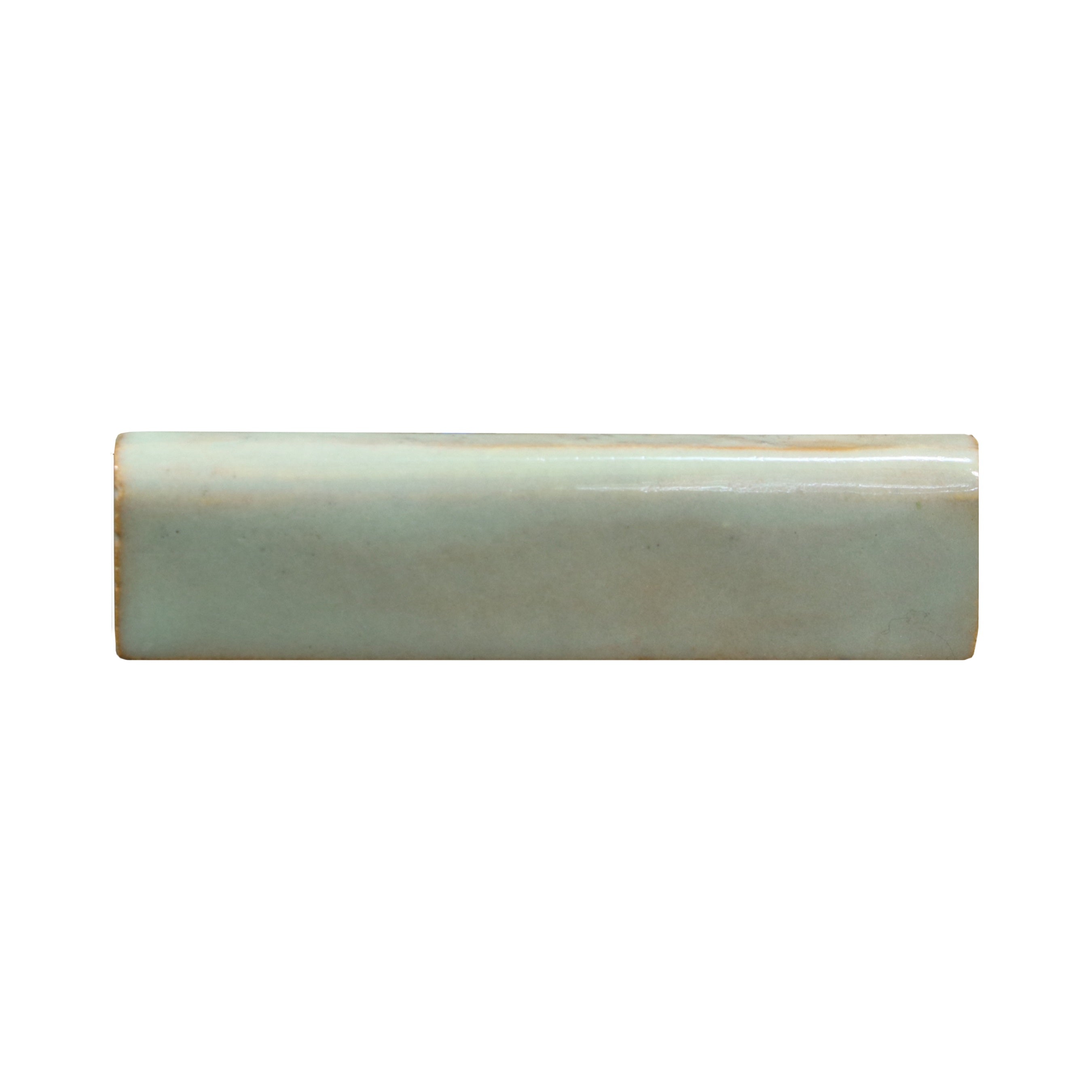 ZEL: Horizon Glazed Zellige Petite Bullnose Trim (1"x4"x1/2" | gloss)