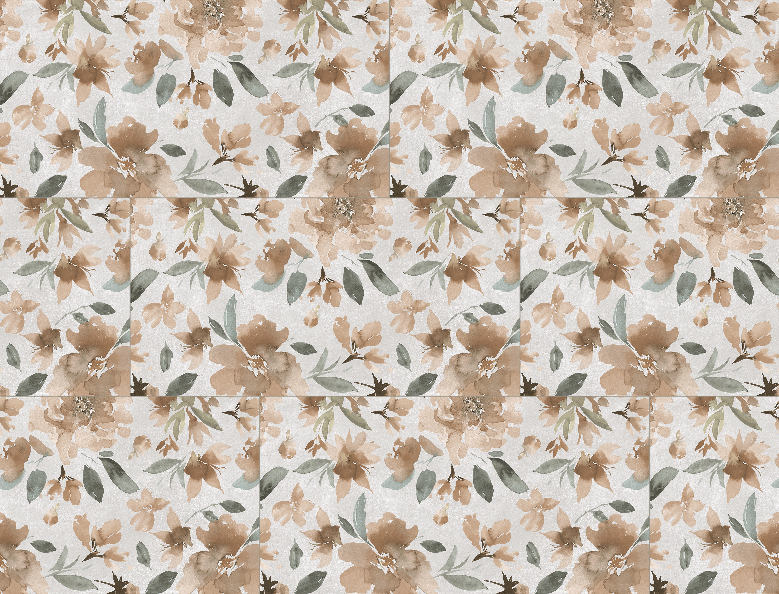 landmark 9mm deco xl red lily deco tile 24x48x9mm matte rectified porcelain tile distributed by surface group international
