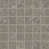 PORTLAND STONE: Cross Cut Anthracite Mosaic (8"x12" | naturale | rectified)