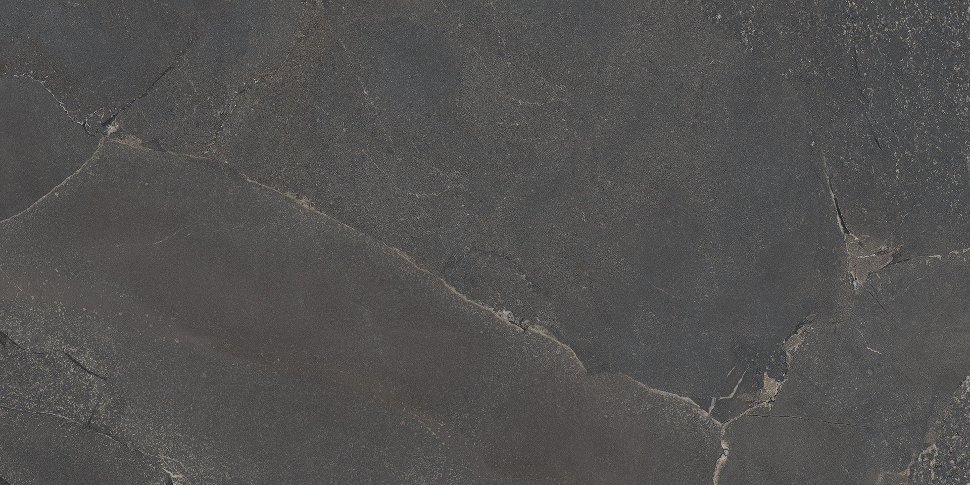 Unique Intensity Black porcelain field tile by Emil, naturale finish, 47 1/4"x109 7/16"x6.5-mm size. Premium Italian porcelain for floors and walls.