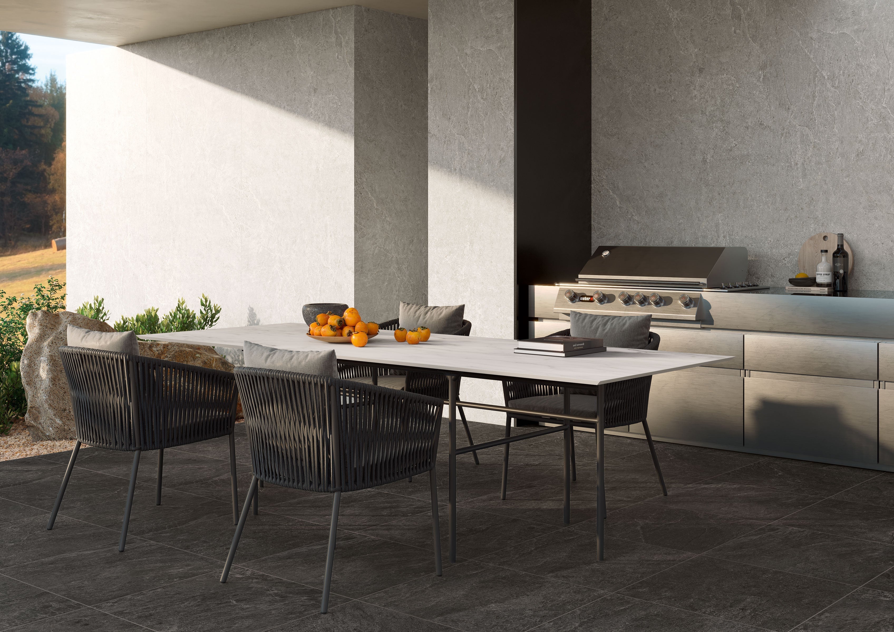 FARMHOUSE LIVING: Slate Paving Tile (24"x24"x20-mm | grip)