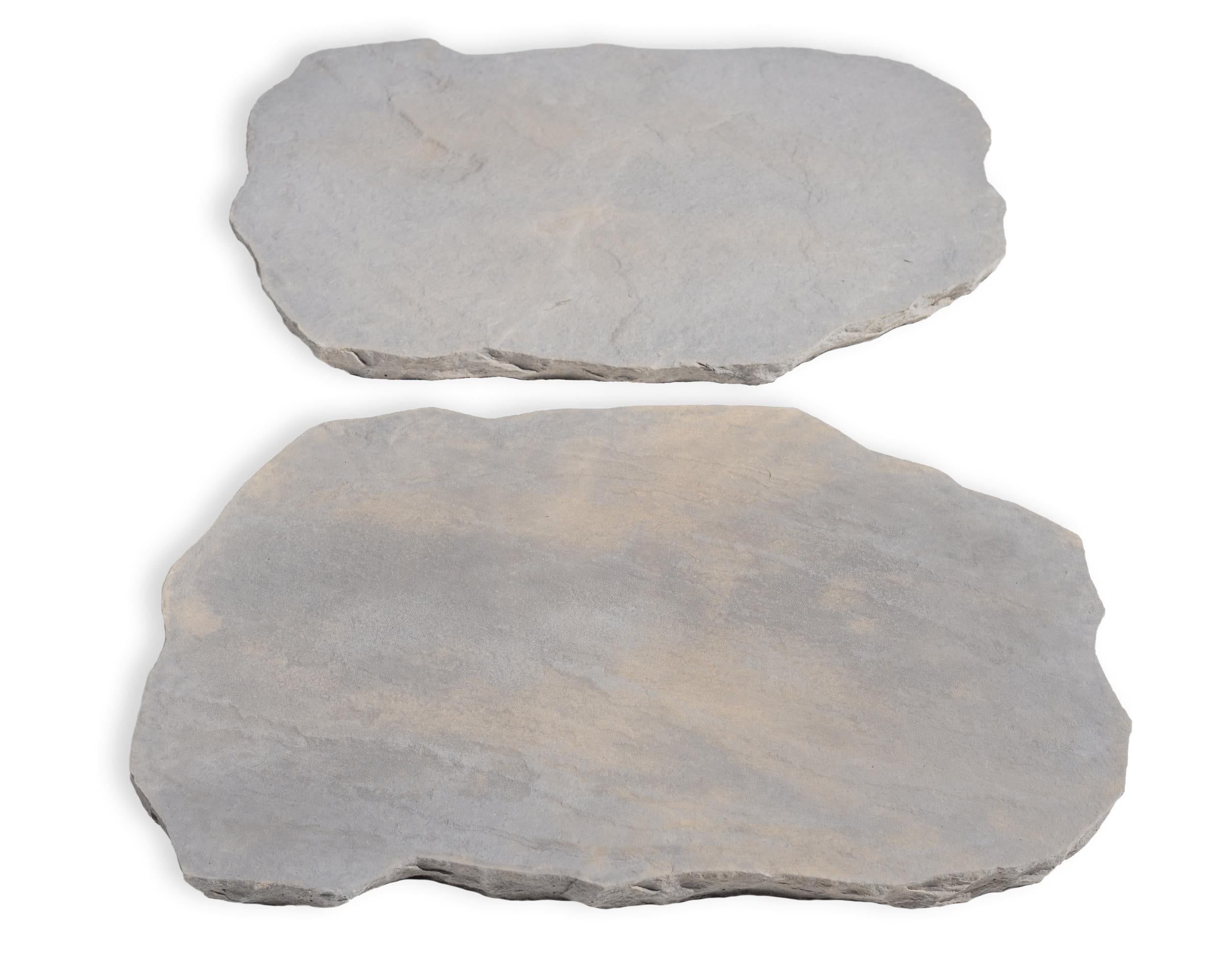 Large Stepping Stone Silver Oak pavers, primary product image, 16.0" x 22.0" x 1.5" size. Premium stone veneer for exterior and interior walls.