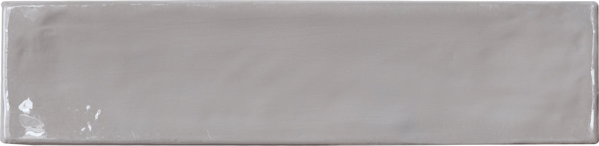 Totalook Grigio porcelain field tile by Emil, lux finish, 2 3/8"x9 1/2"x9.5-mm size. Premium Italian porcelain for floors and walls.