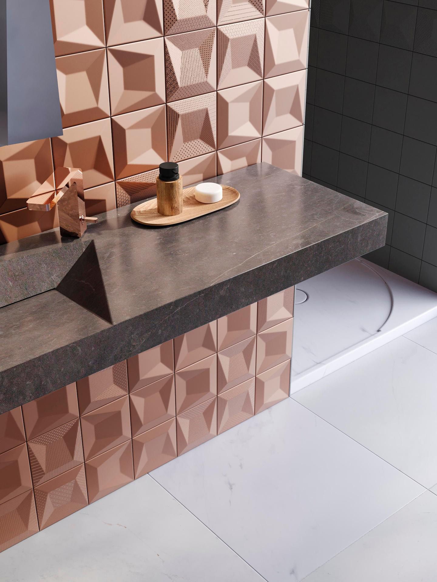Cosmos Copper S4 Wall Tile (6x6x18-mm | matt)