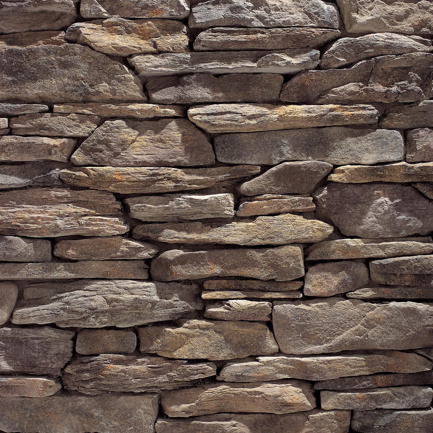Bluffstone Prescott wall panels by Eldorado Stone, primary product image, 12.0" x 24.0" x 1.0" size. Premium stone veneer for exterior and interior walls.