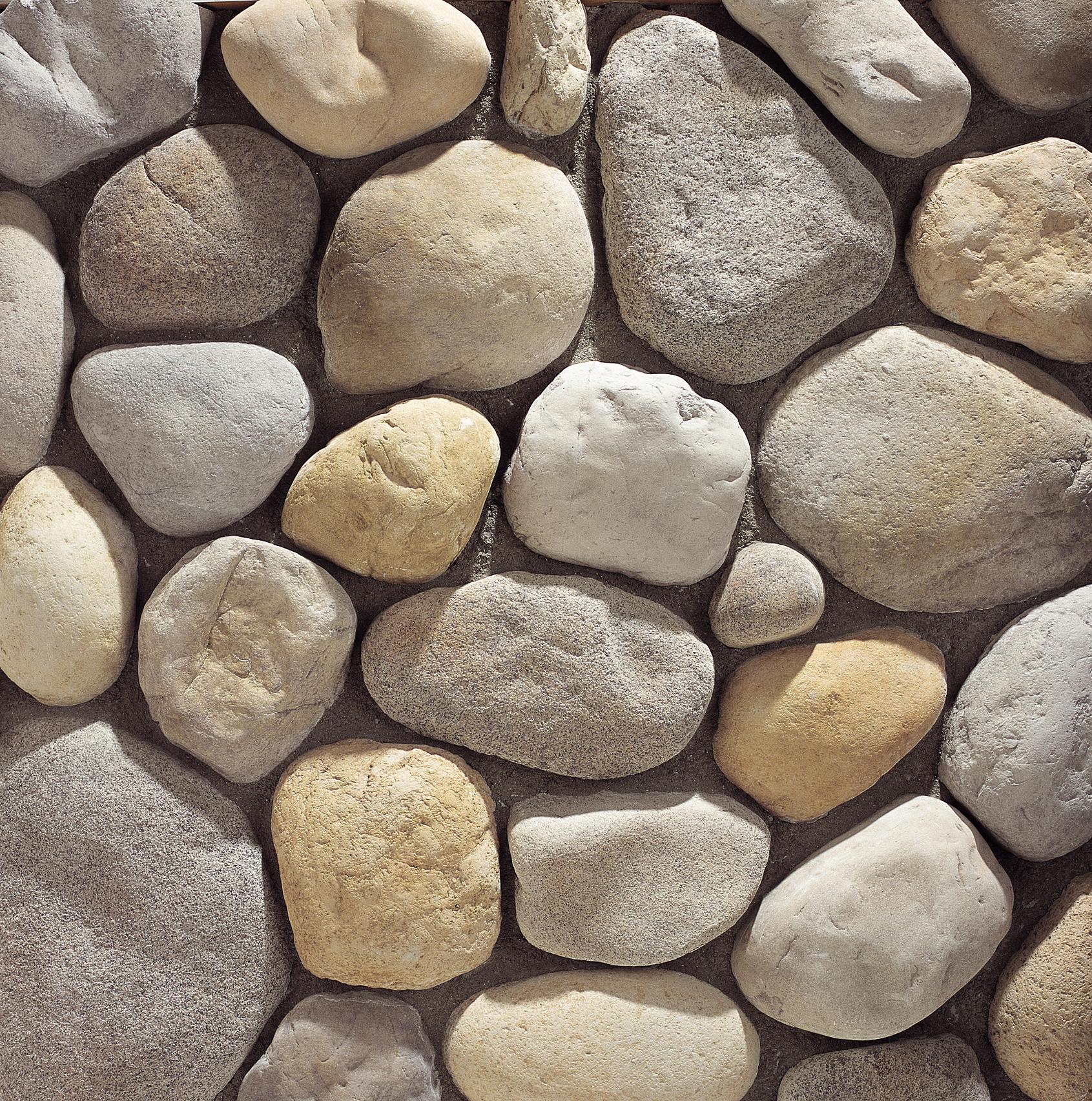 River Rock Rio Grande wall panels by Eldorado Stone, primary product image. Premium stone veneer for exterior and interior walls.