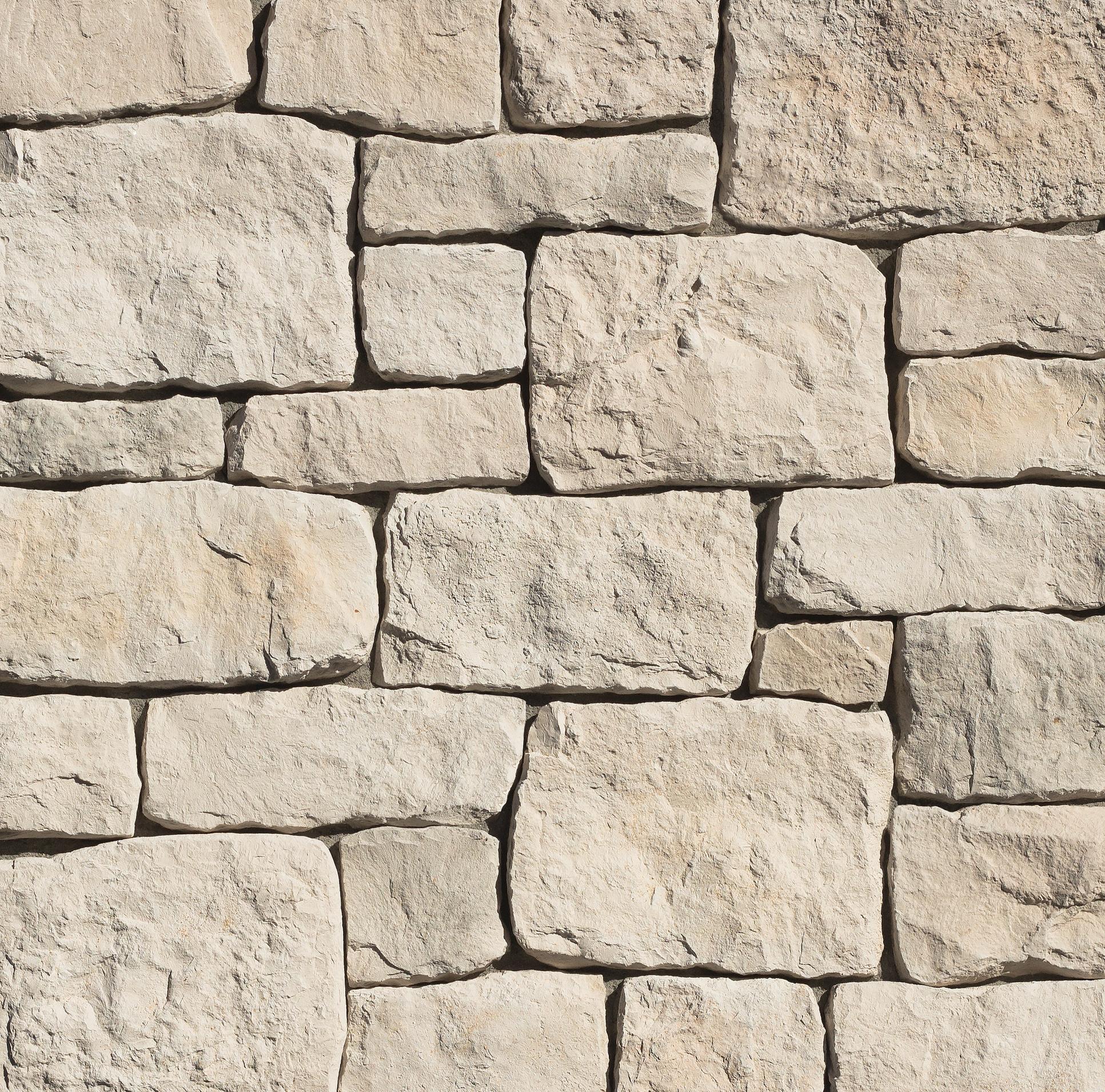 RoughCut Casa Blanca wall panels by Eldorado Stone, primary product image. Premium stone veneer for exterior and interior walls.