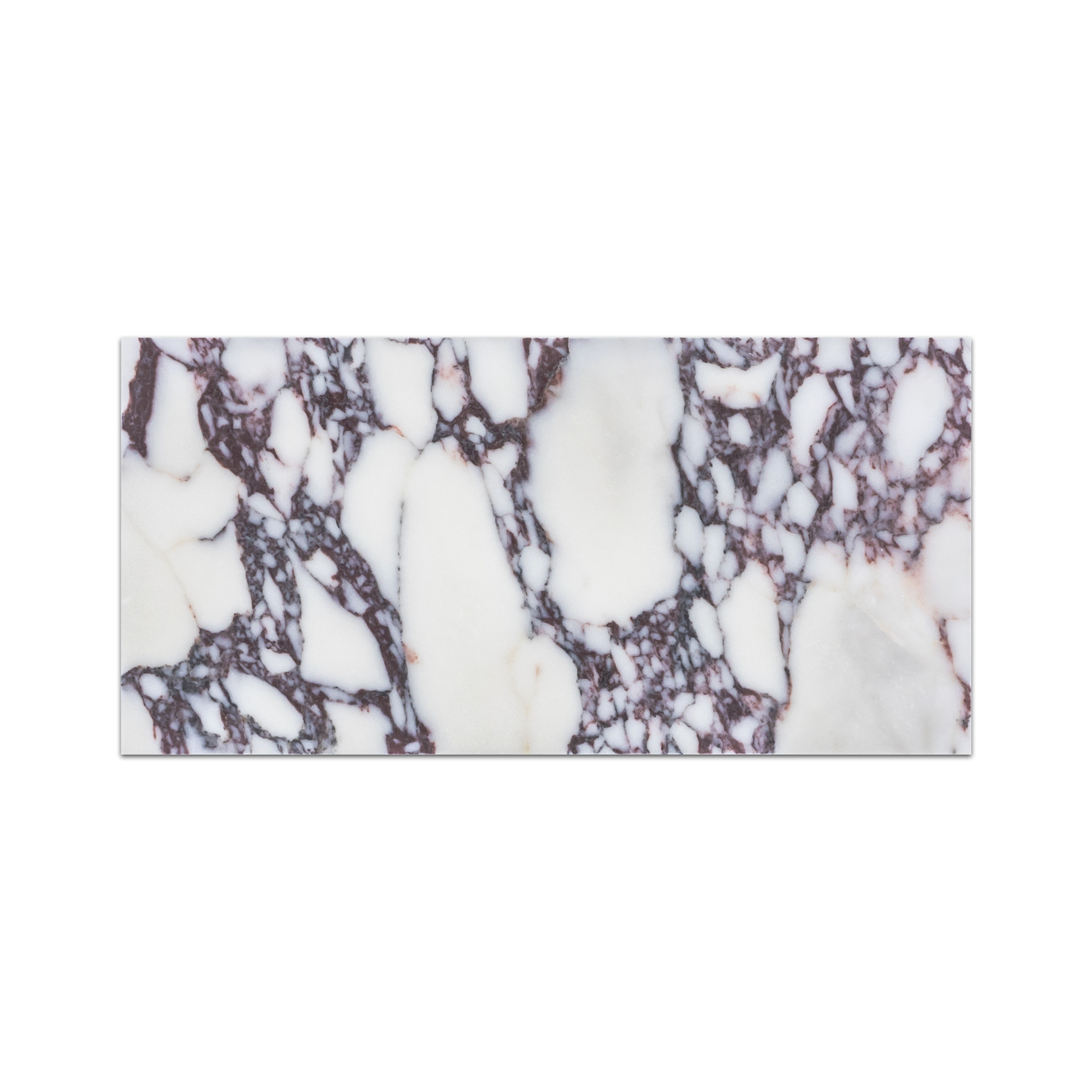 BIANCO VIOLETTA: Marble Field Tile (6"x12"x3/8" | honed)