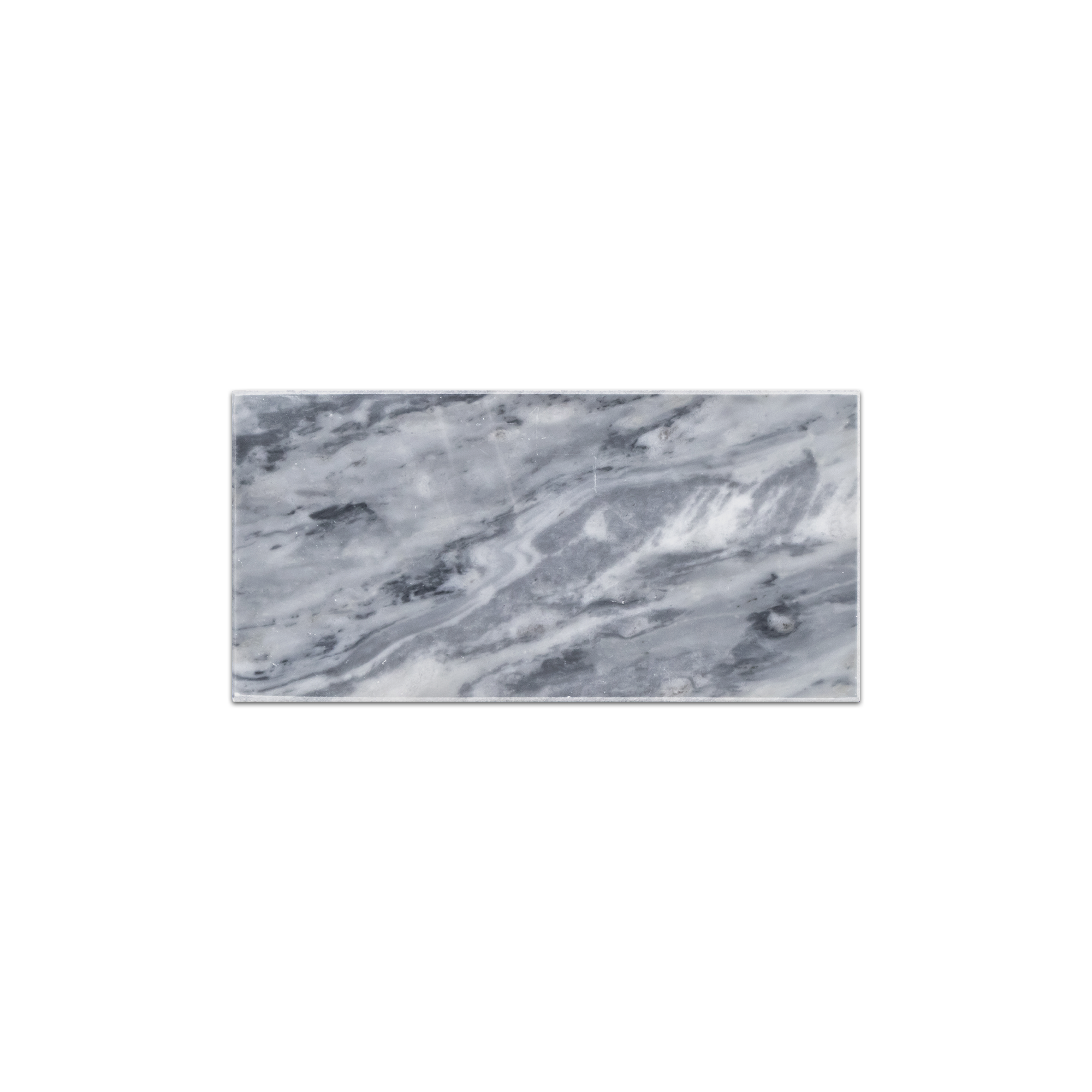 Elon Bardiglio Nuvolato Marble Rectangle Field Tile, 3x6 Honed Finish, for Wall & Floor - Surface Group International.