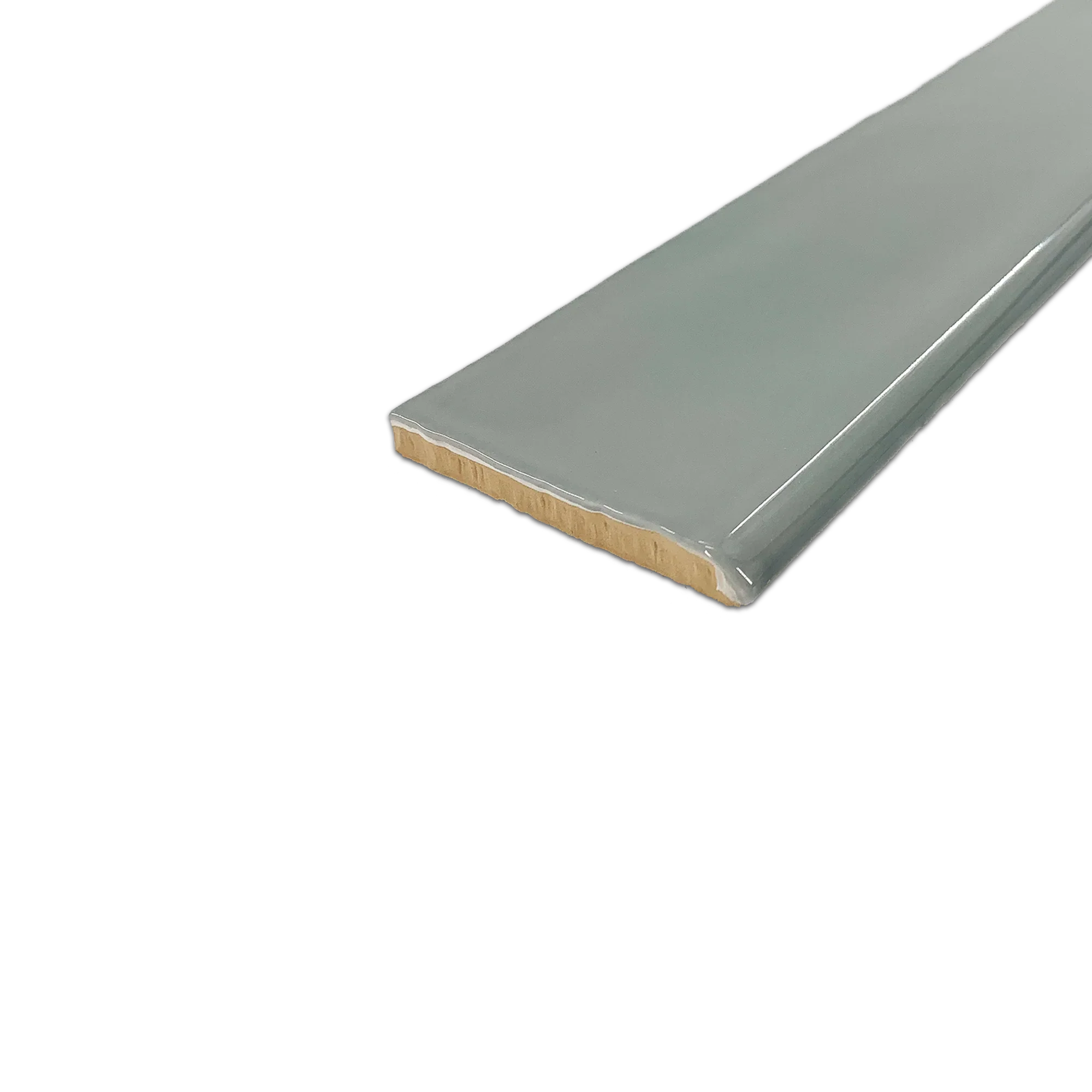 Elon Hampton Mist Ceramic Bullnose 3x12 Glossy BC212G - Surface Group International