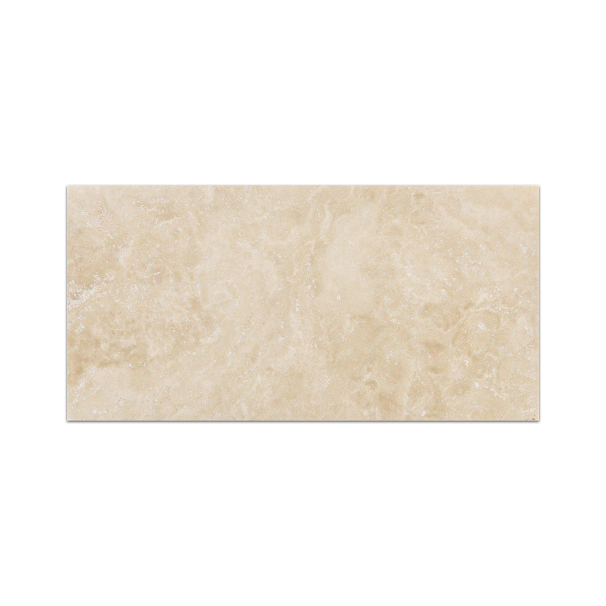Elon Light Ivory Cross Cut Travertine 6x12 Field Tile Honed - Surface Group International