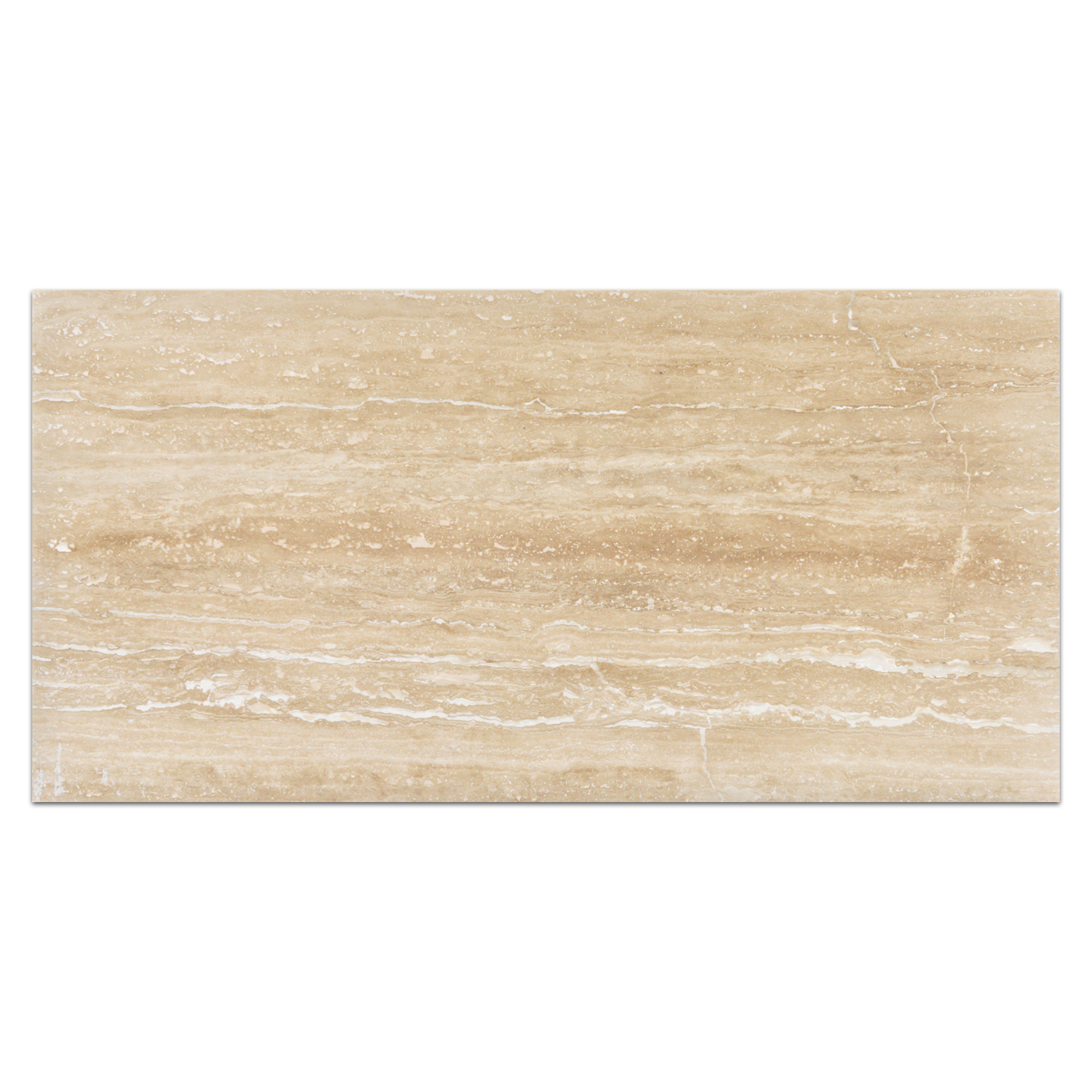 Elon Light Ivory Vein Cut Travertine Rectangle Field Tile 12x24 Honed - Surface Group Online Tile Store
