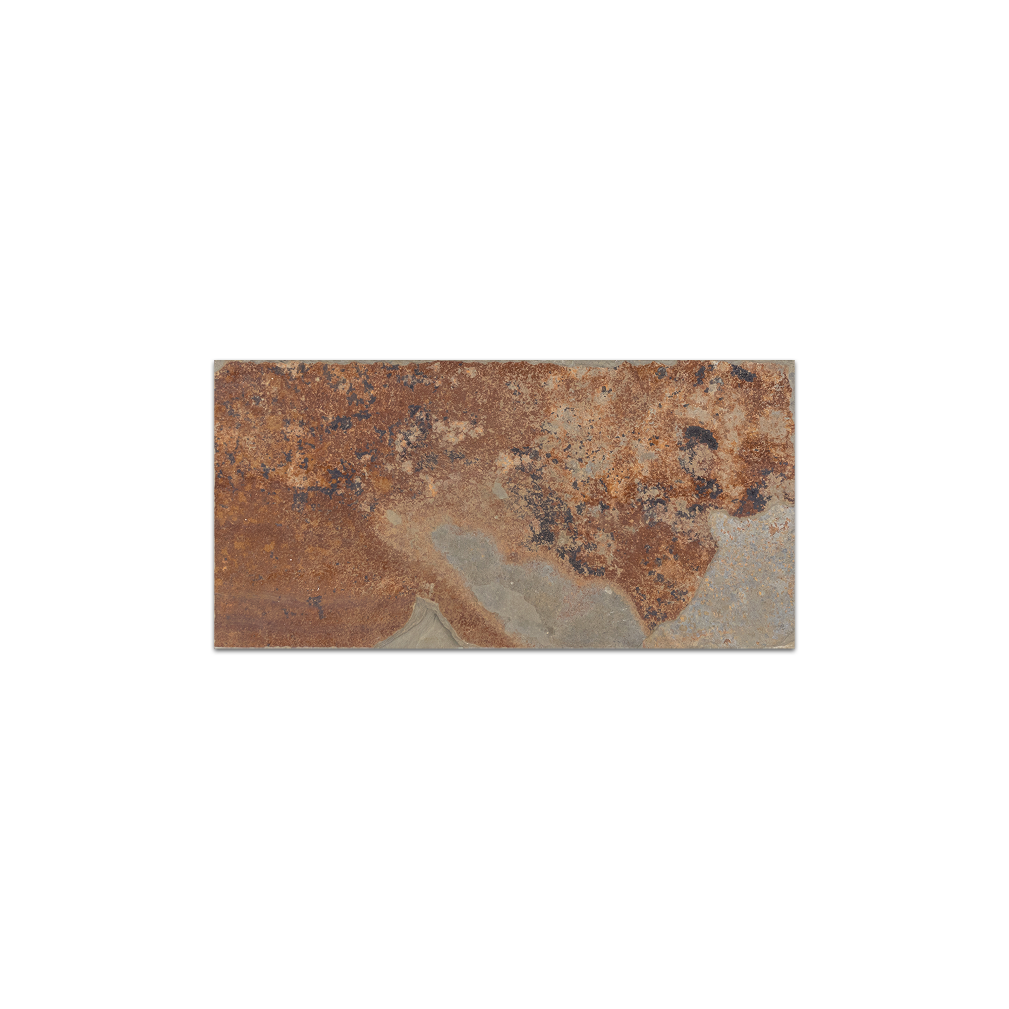 Elon Rustic Multicolor Slate Rectangle Field Tile 3x6x0.375 Brushed SL1805BR Surface Group International Product