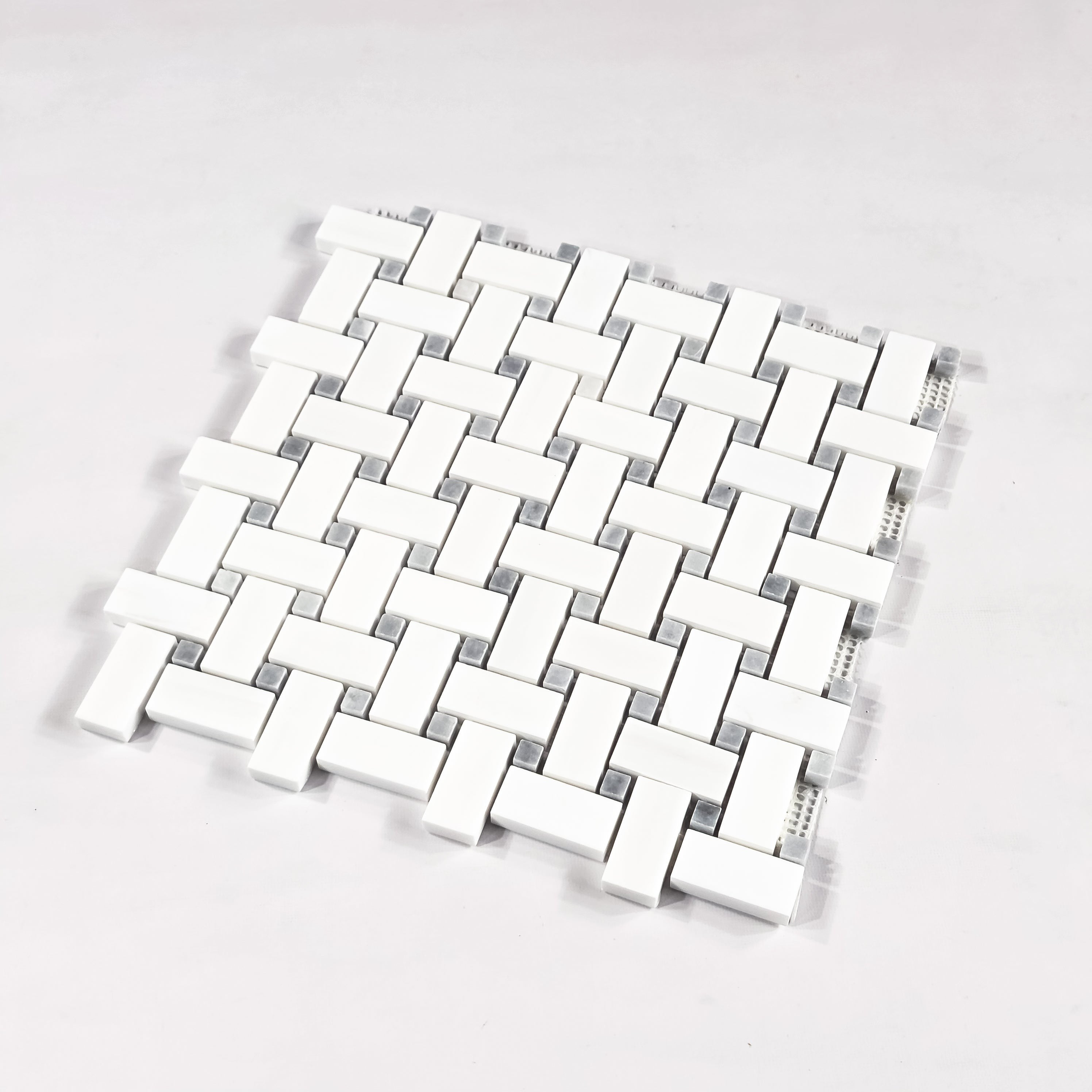 Elon Tile Basketweave tile close-up view — available at Surface Group