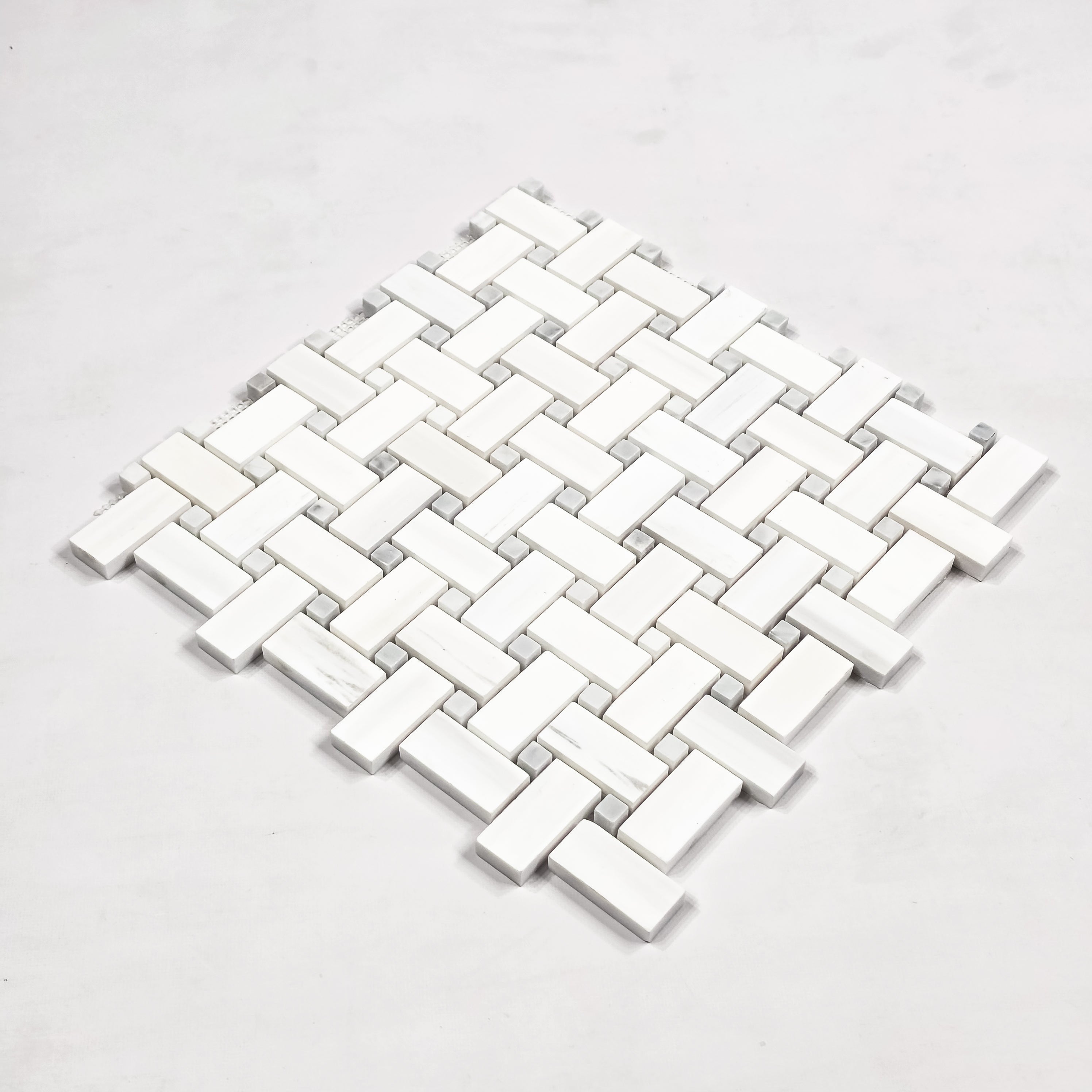 Elon Tile Basketweave tile close-up view — available at Surface Group