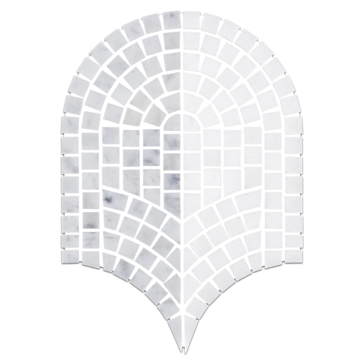 Elon Tile Bianco Carrara Mosaic tile — available at Surface Group