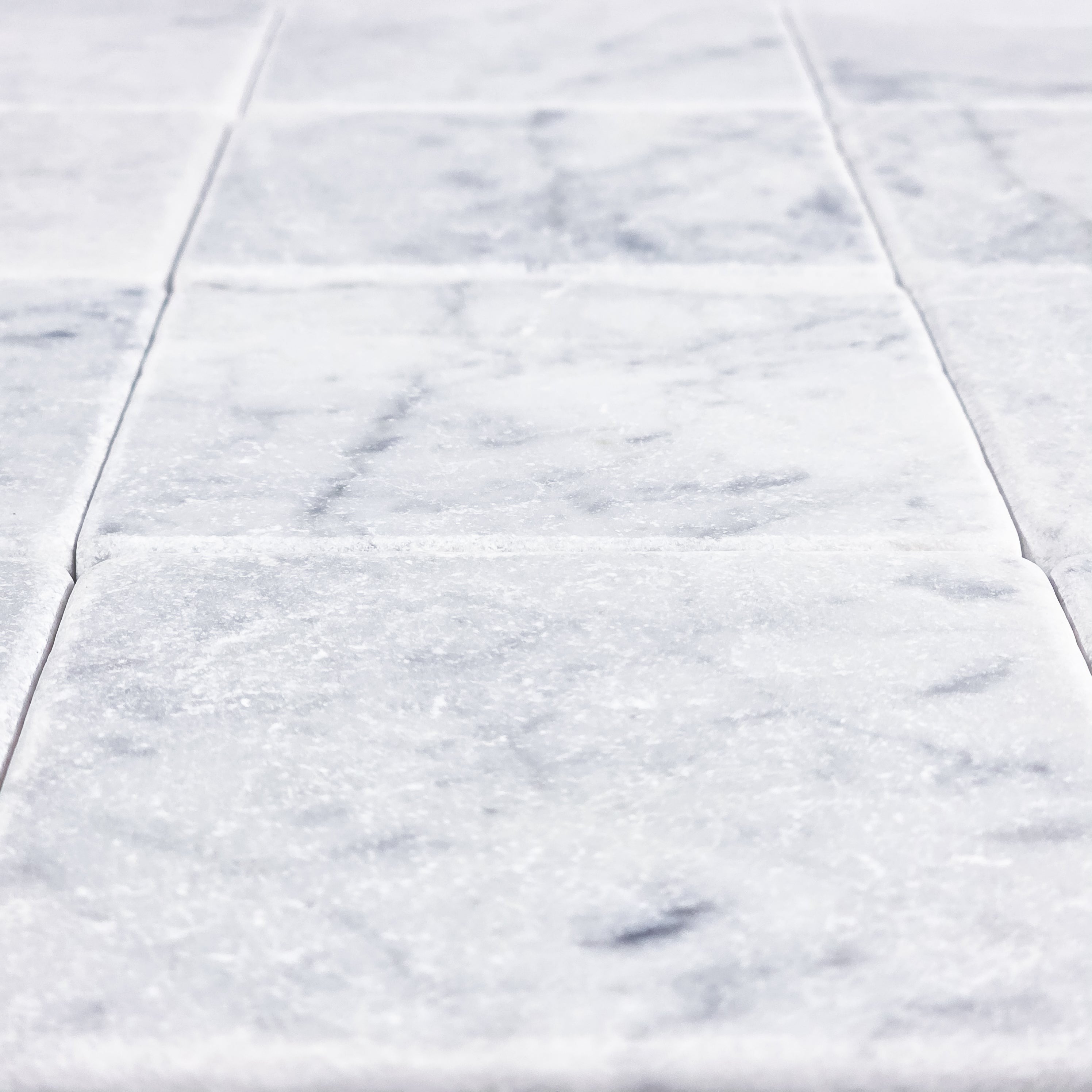Elon Tile Bianco Carrara Field Tile tile arrangement — available at Surface Group
