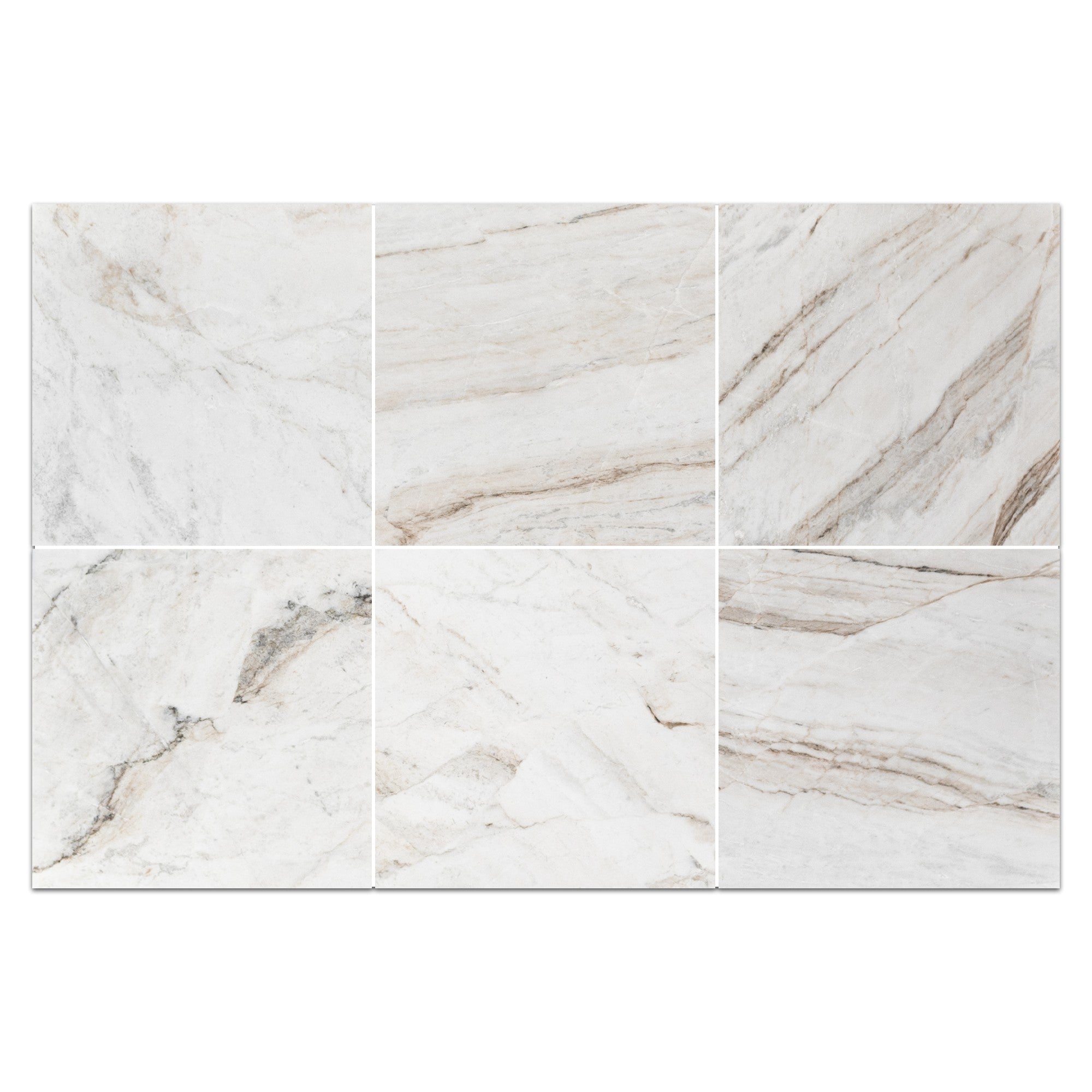 Elon Tile Bianco Oro Field Tile tile pattern swatch — available at Surface Group