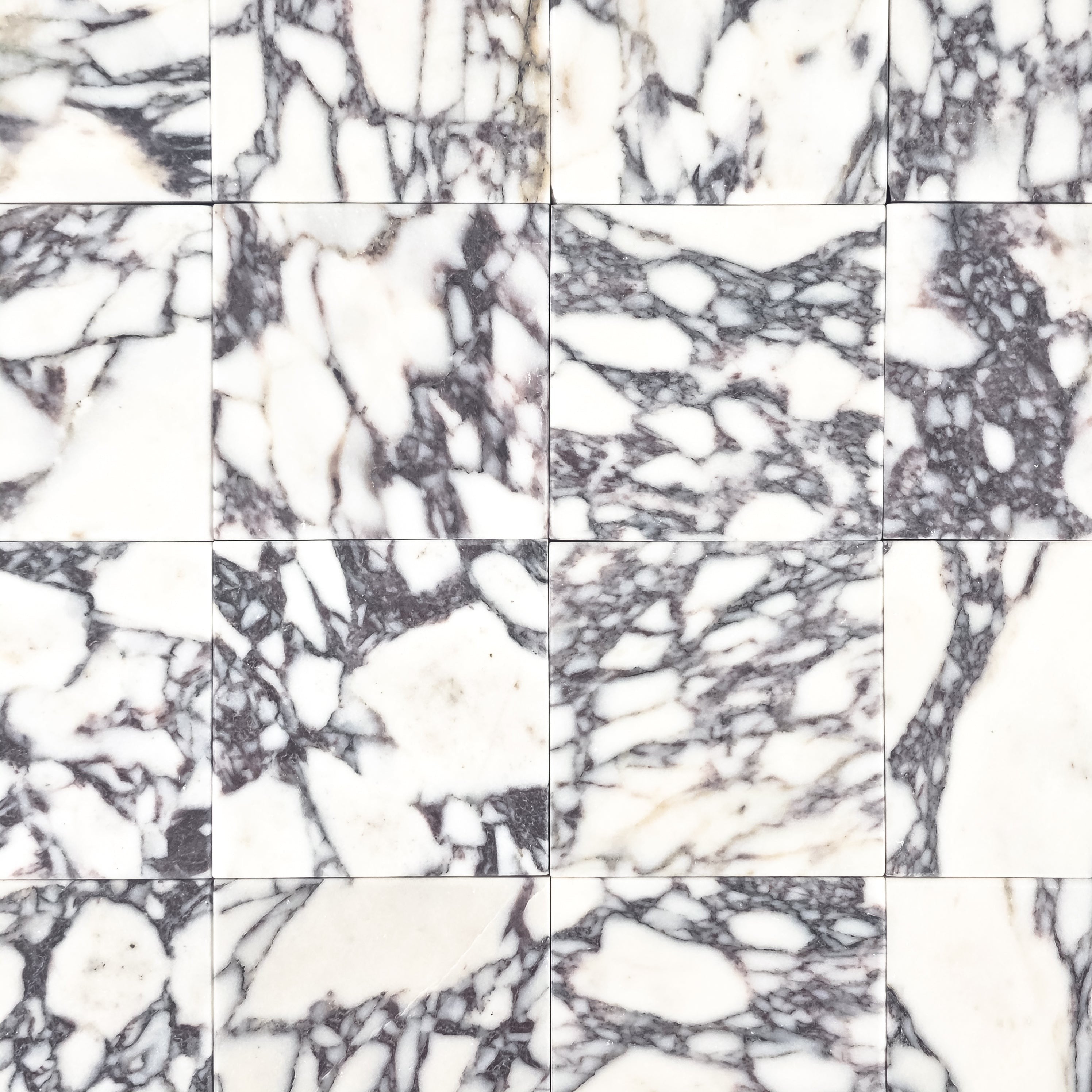 Elon Tile Bianco Violetta Field Tile tile pattern swatch — available at Surface Group
