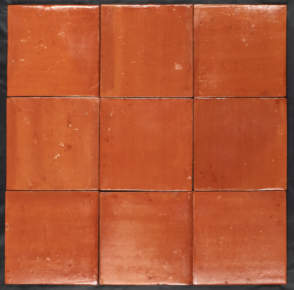 Elon Tile Brick Red Stained Terracotta tile pattern swatch β available at Surface Group