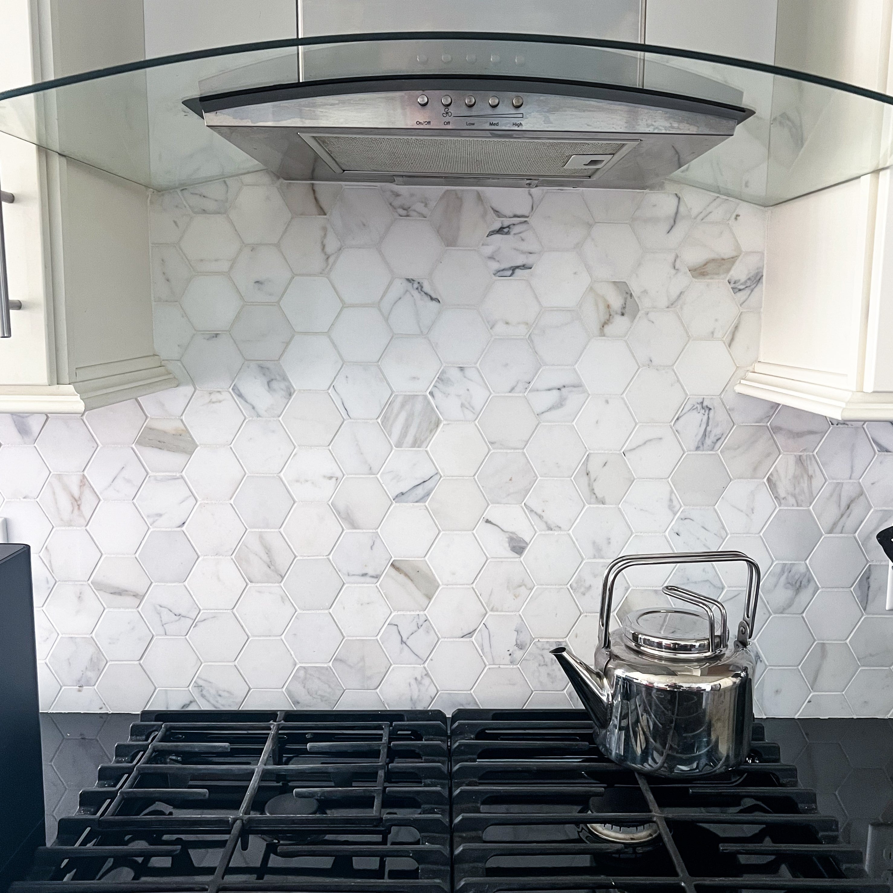 Elon Tile Hexagon tile in a room setting β available at Surface Group