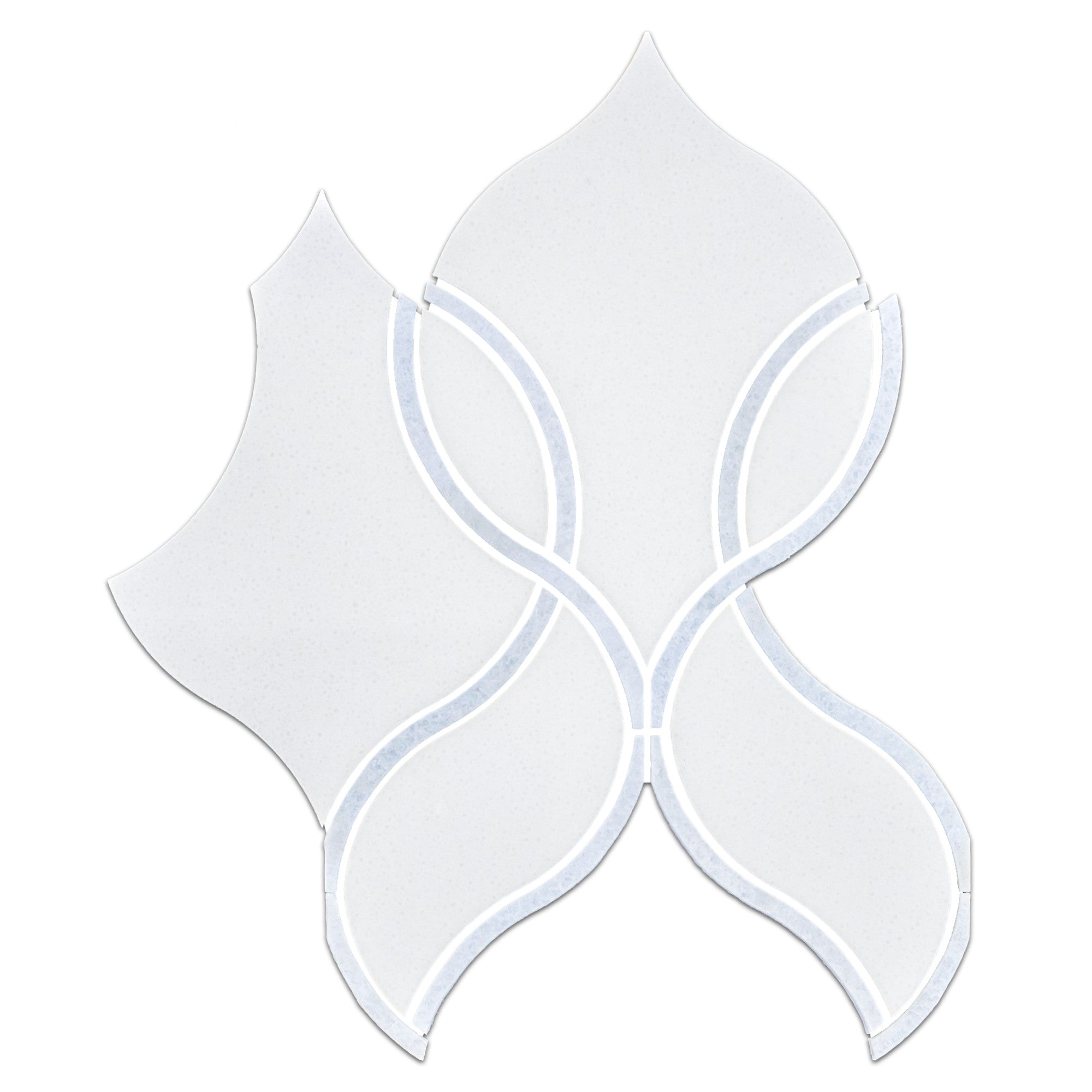 Elon Tile Crystal White tile — available at Surface Group