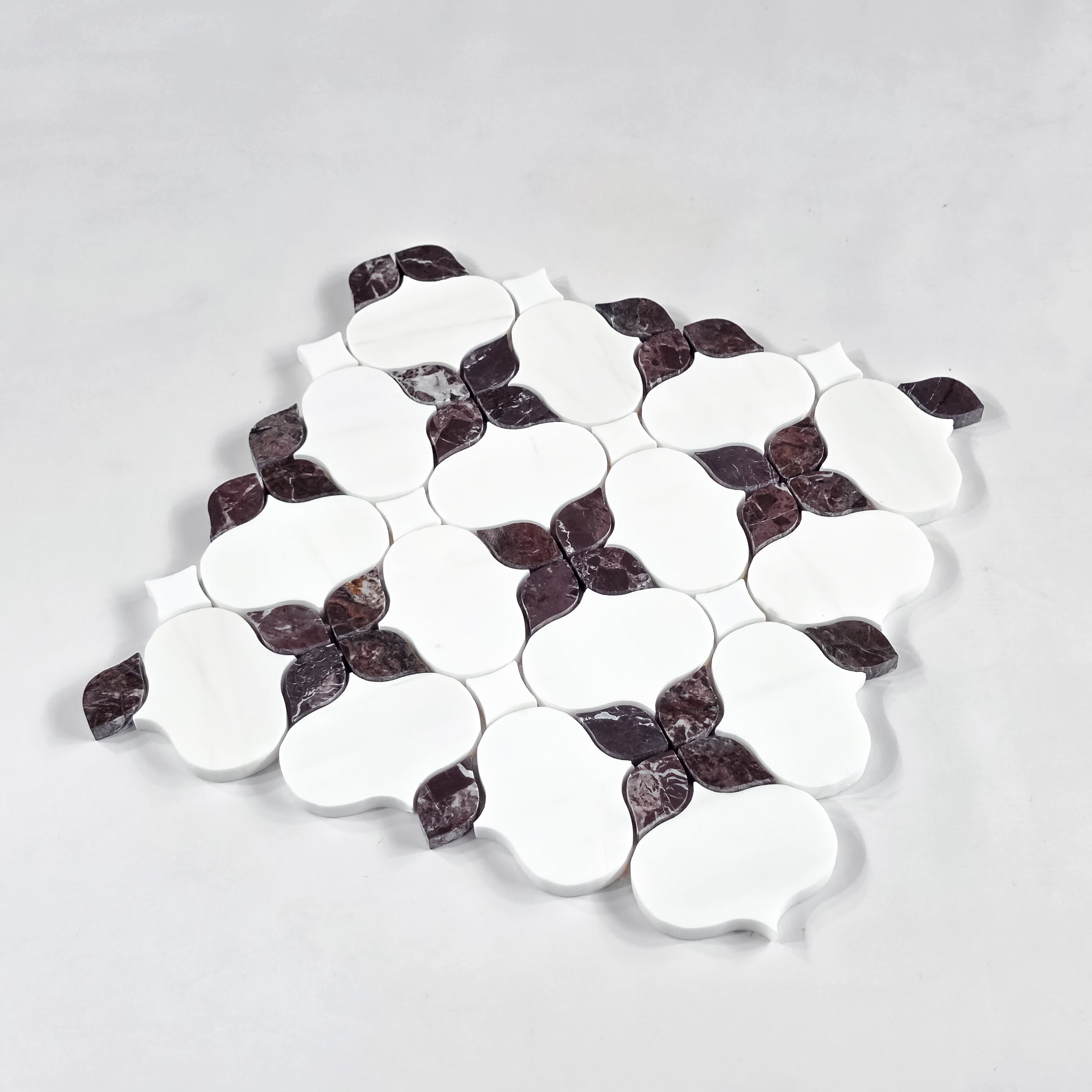 Elon Tile Dolomite Mosaic tile close-up view β available at Surface Group