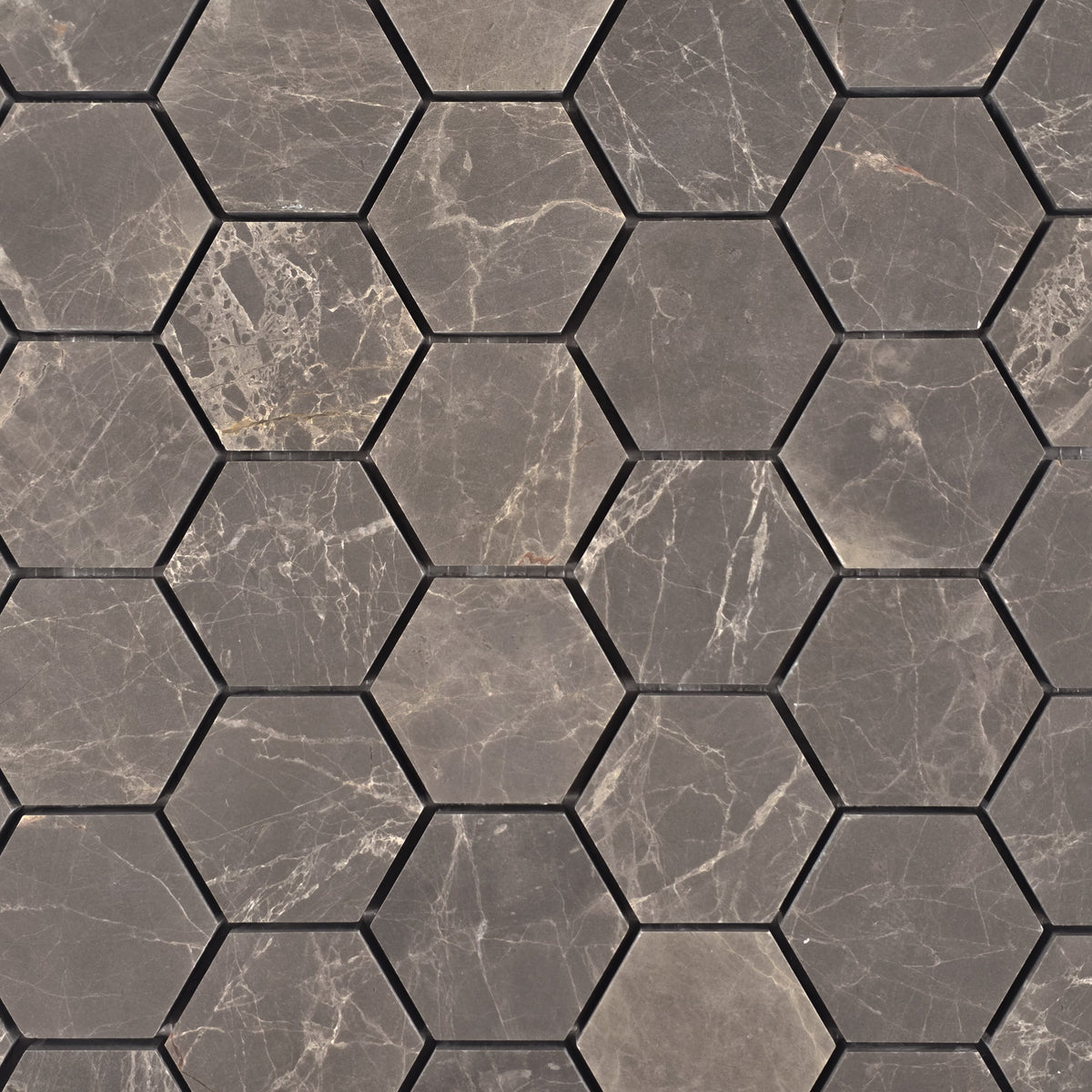 Elon Tile Hexagon tile pattern swatch — available at Surface Group