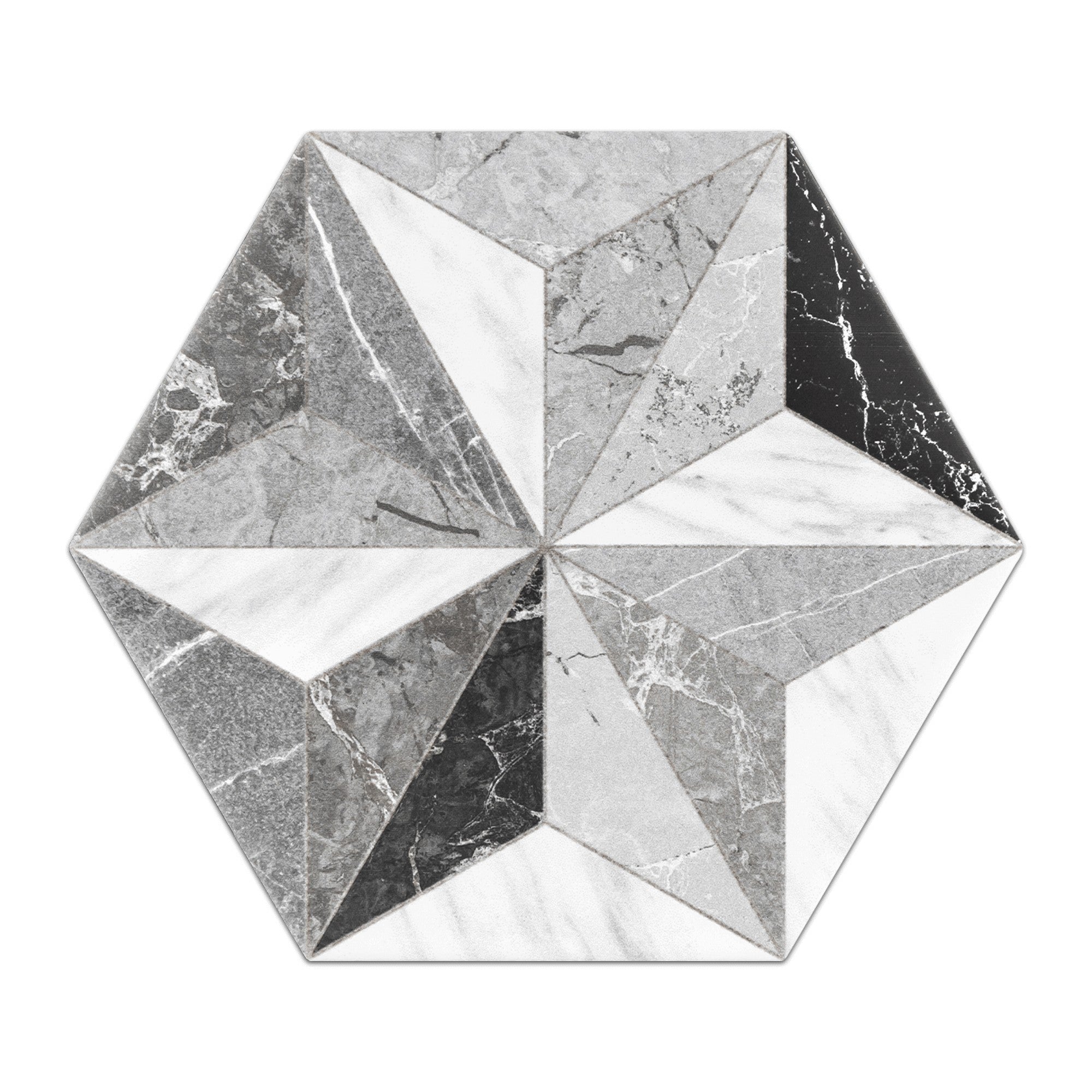 Elon Tile Hexagon Porcelain tile — available at Surface Group