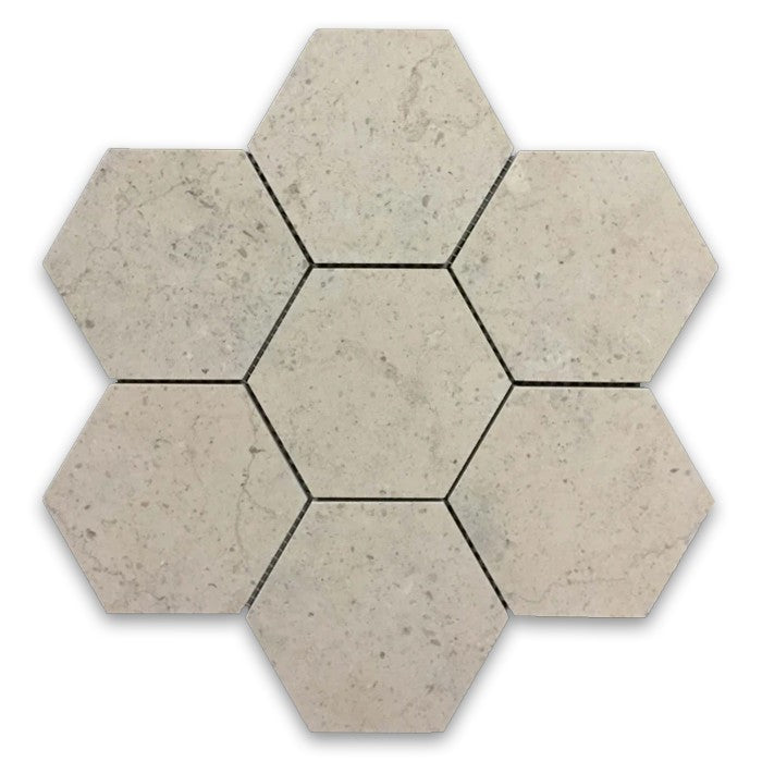 Elon Tile Hexagon tile pattern swatch — available at Surface Group