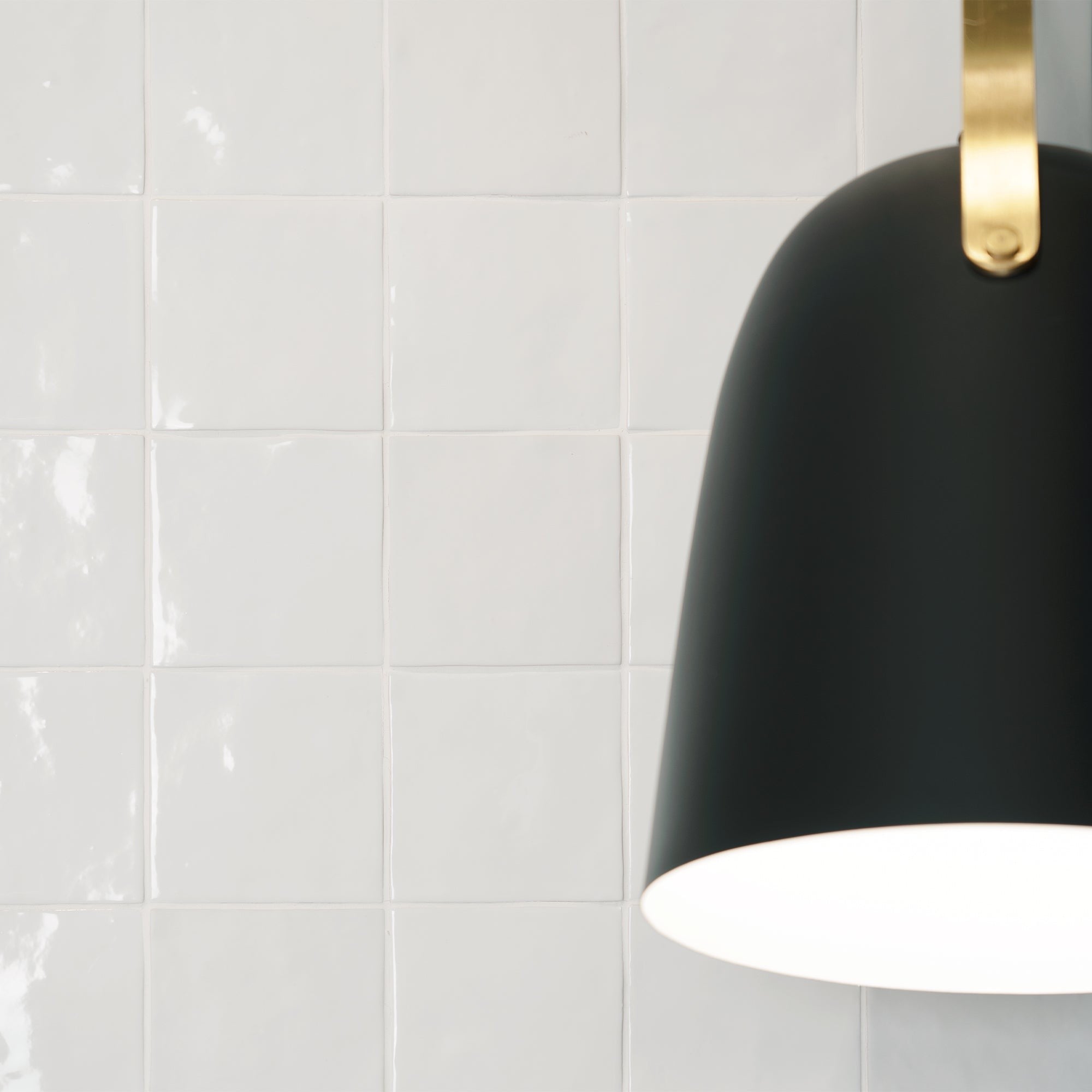 Elon Tile Lagos White tile in a room setting — available at Surface Group