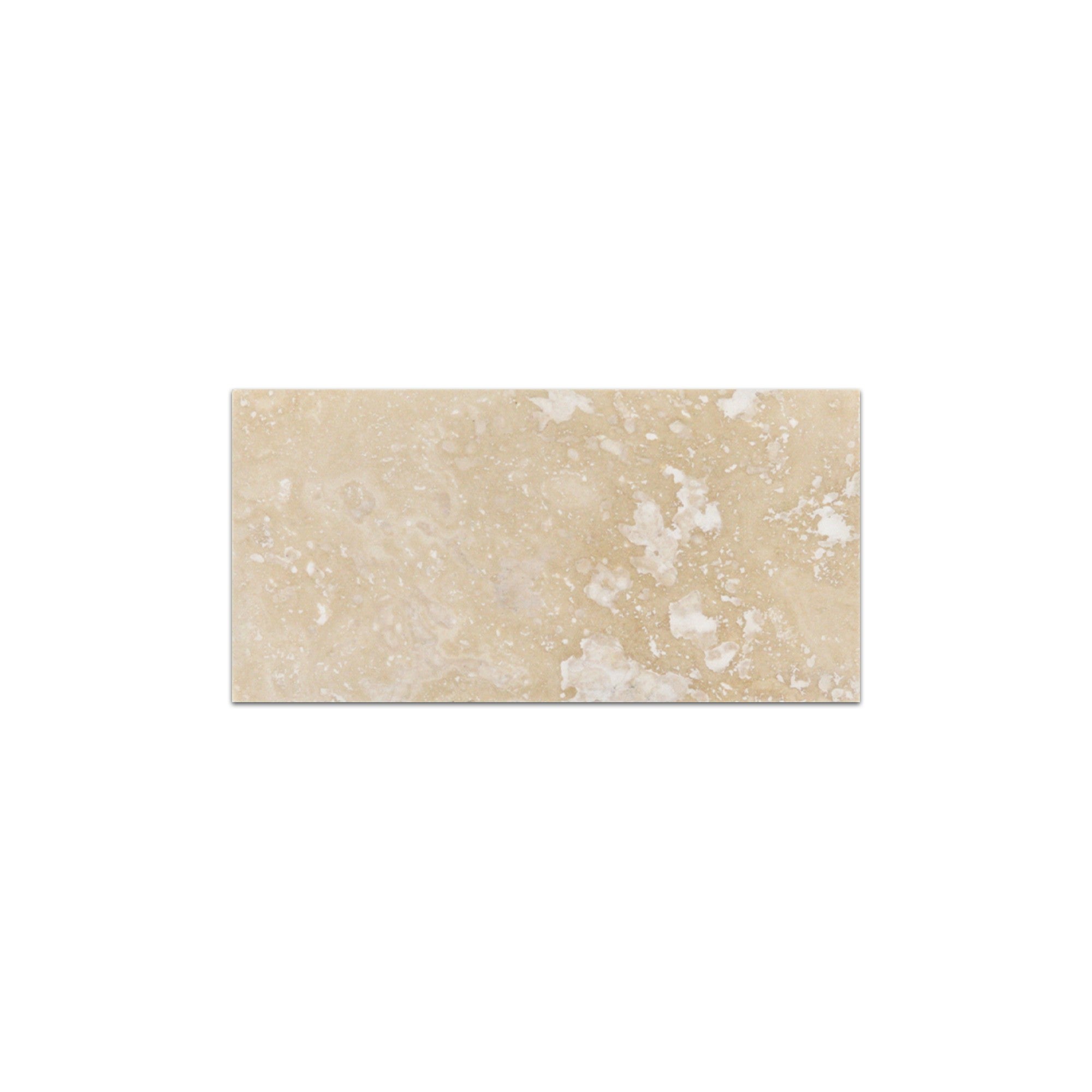 Elon Tile Light Ivory Travertine Field Tile tile — available at Surface Group