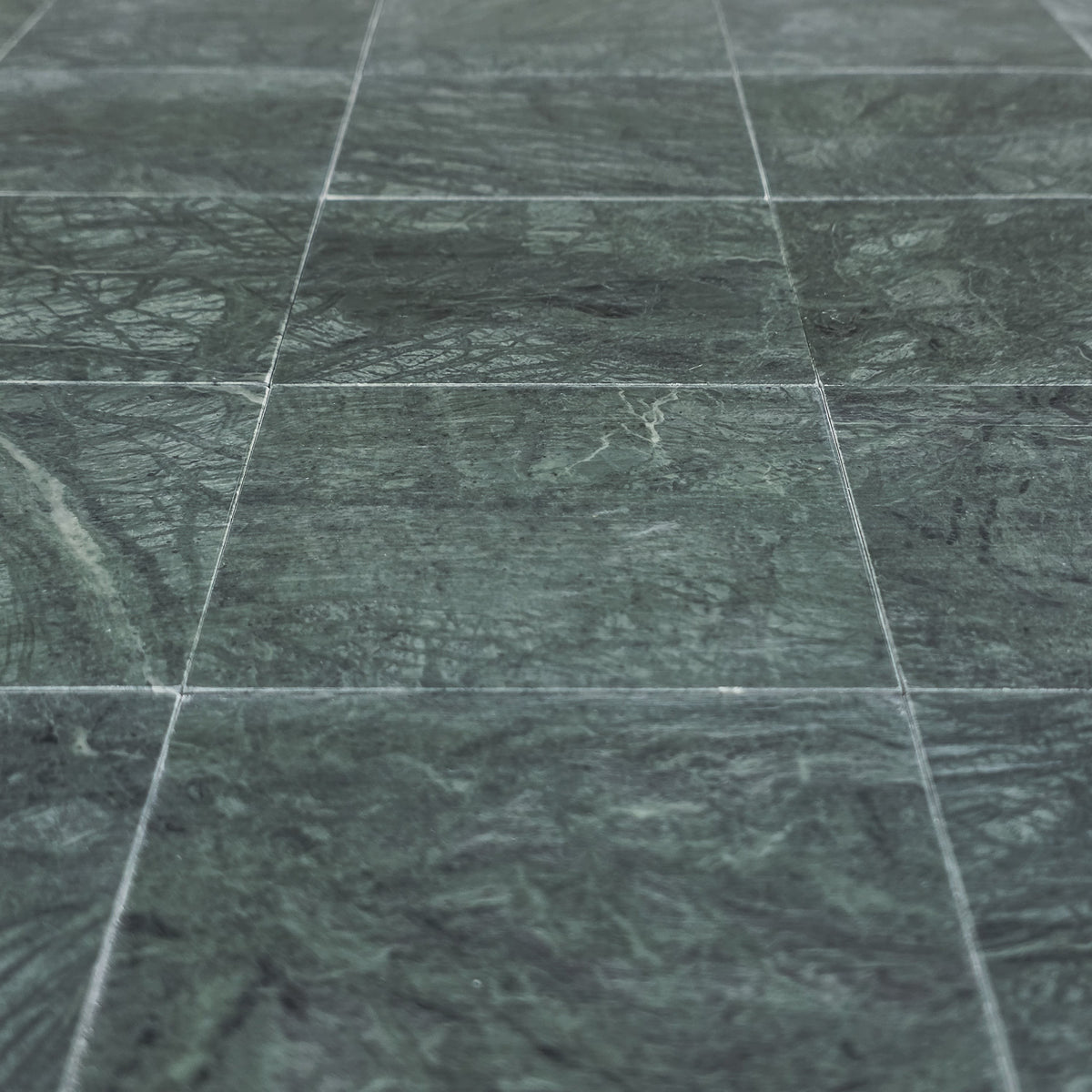 Elon Tile Notte Verde Field Tile tile arrangement — available at Surface Group