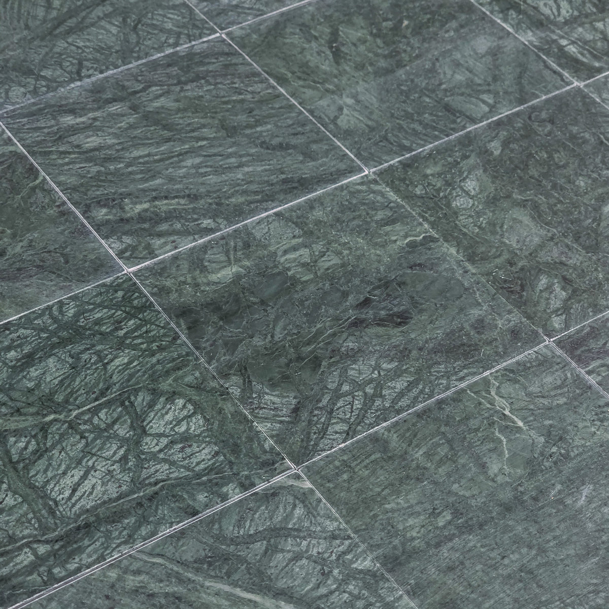 Elon Tile Notte Verde Field Tile tile arrangement — available at Surface Group