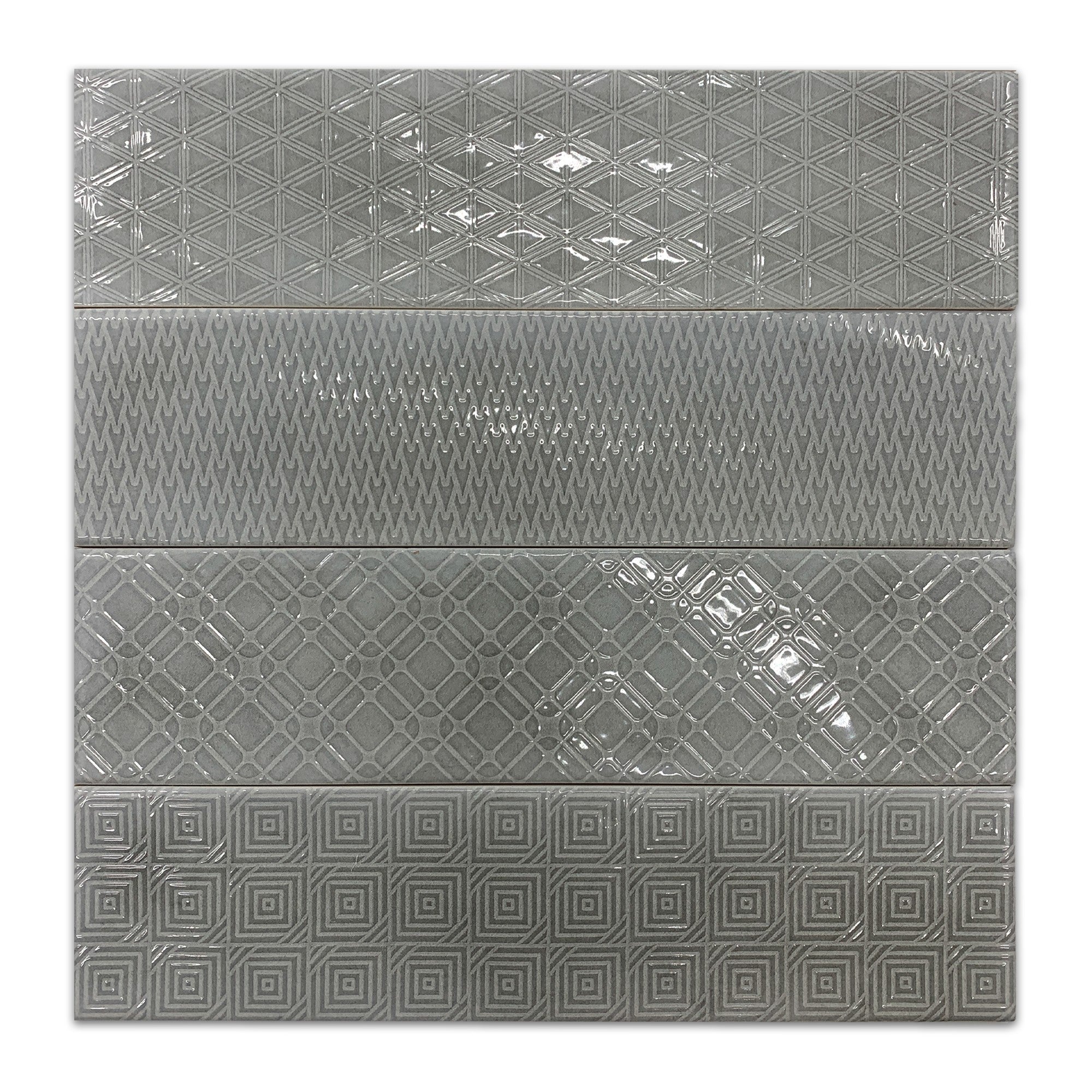 Elon Tile Opal Gray tile pattern swatch — available at Surface Group