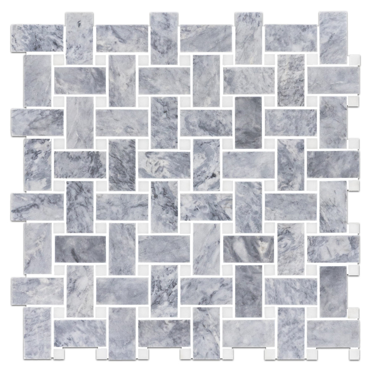 Elon Tile Pacific Gray Mosaic tile — available at Surface Group