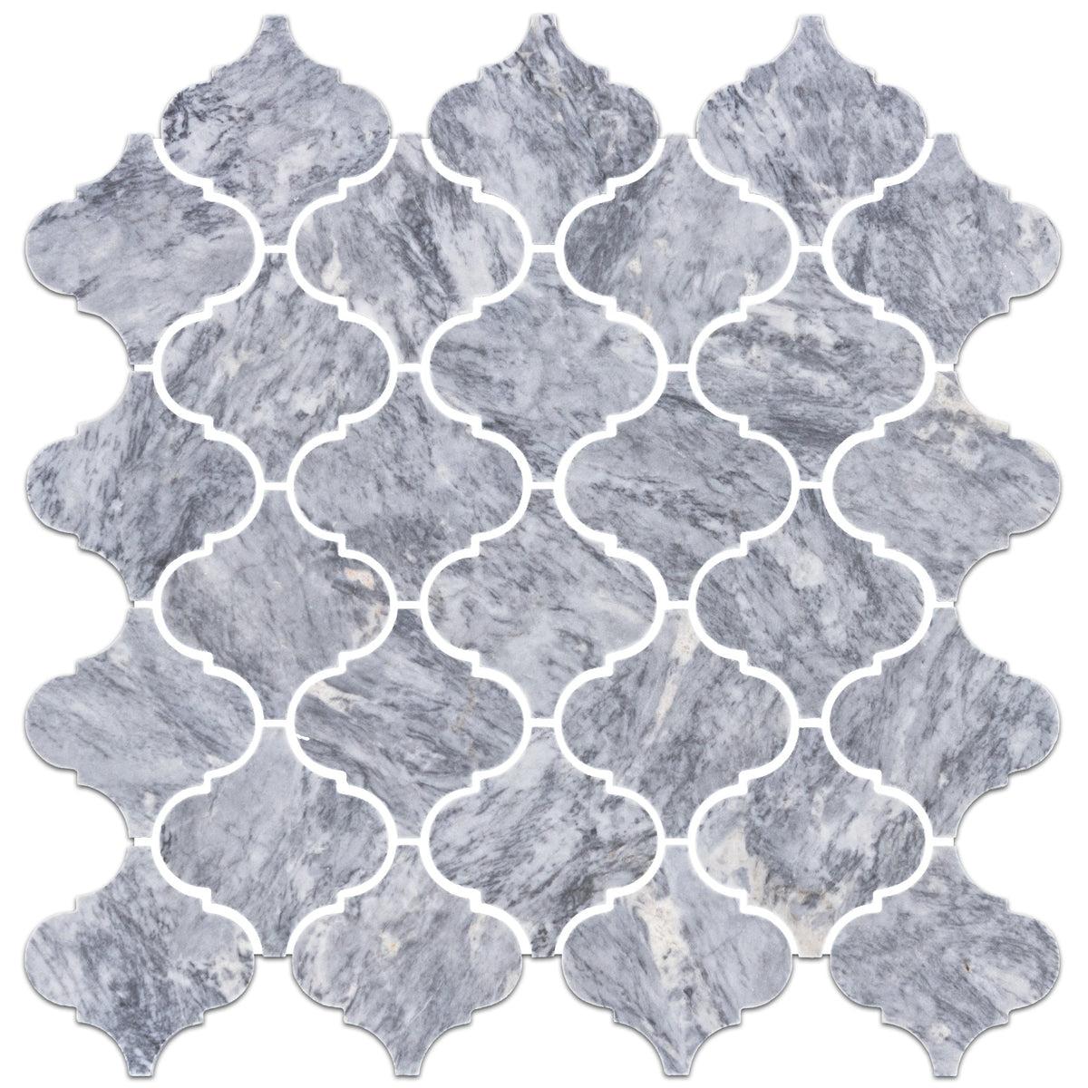 Elon Tile Pacific Gray Mosaic tile — available at Surface Group