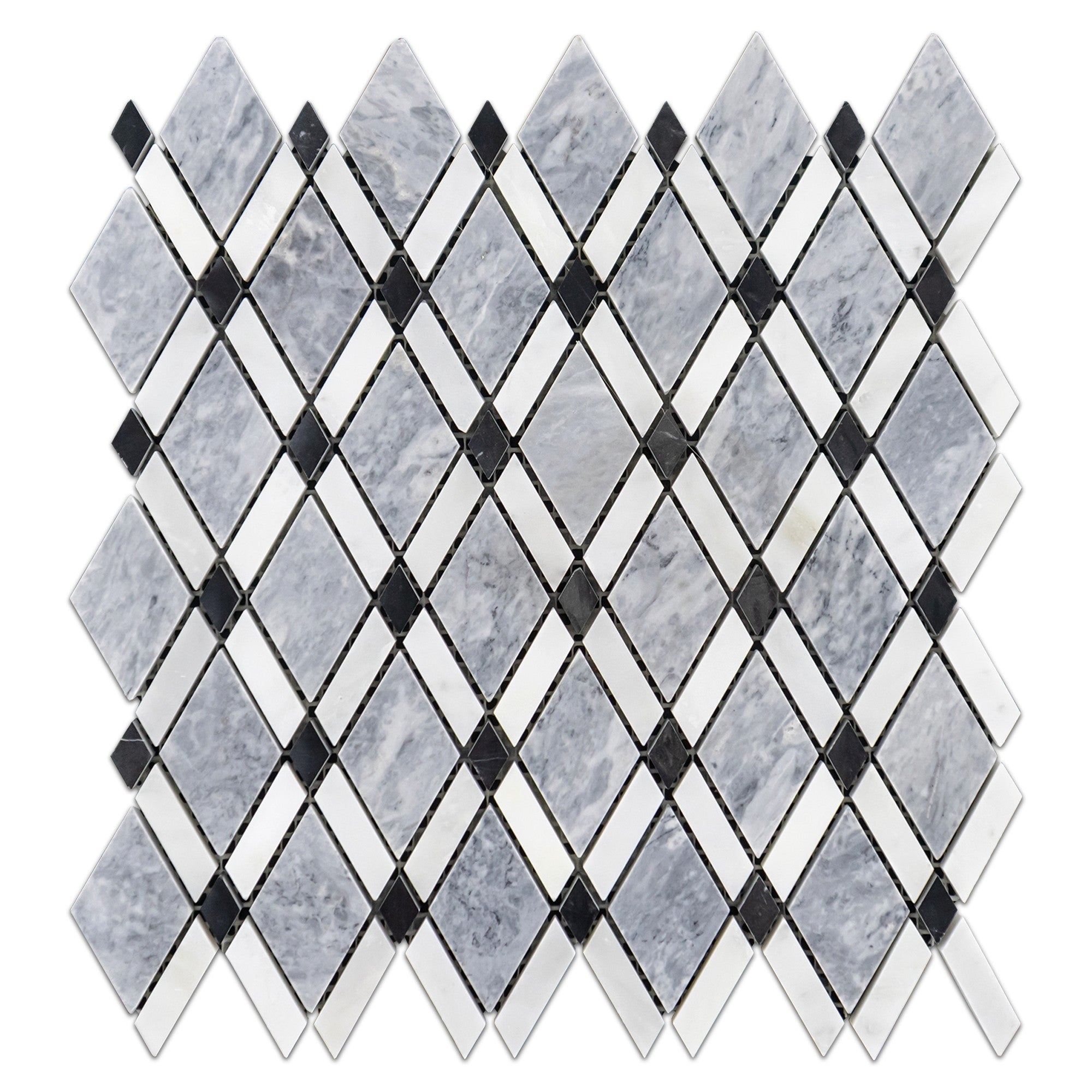 Elon Tile Pacific Gray Mosaic tile — available at Surface Group